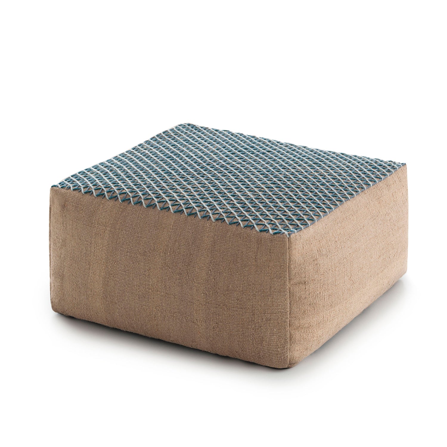 Gan Raw Design Pouf in Blue