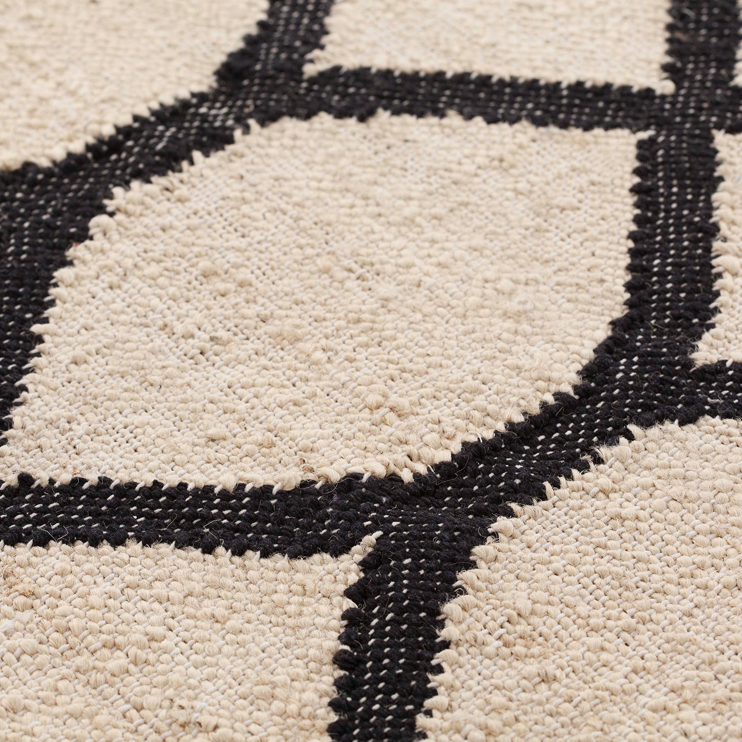 Gan Rodas rug in black detail shot