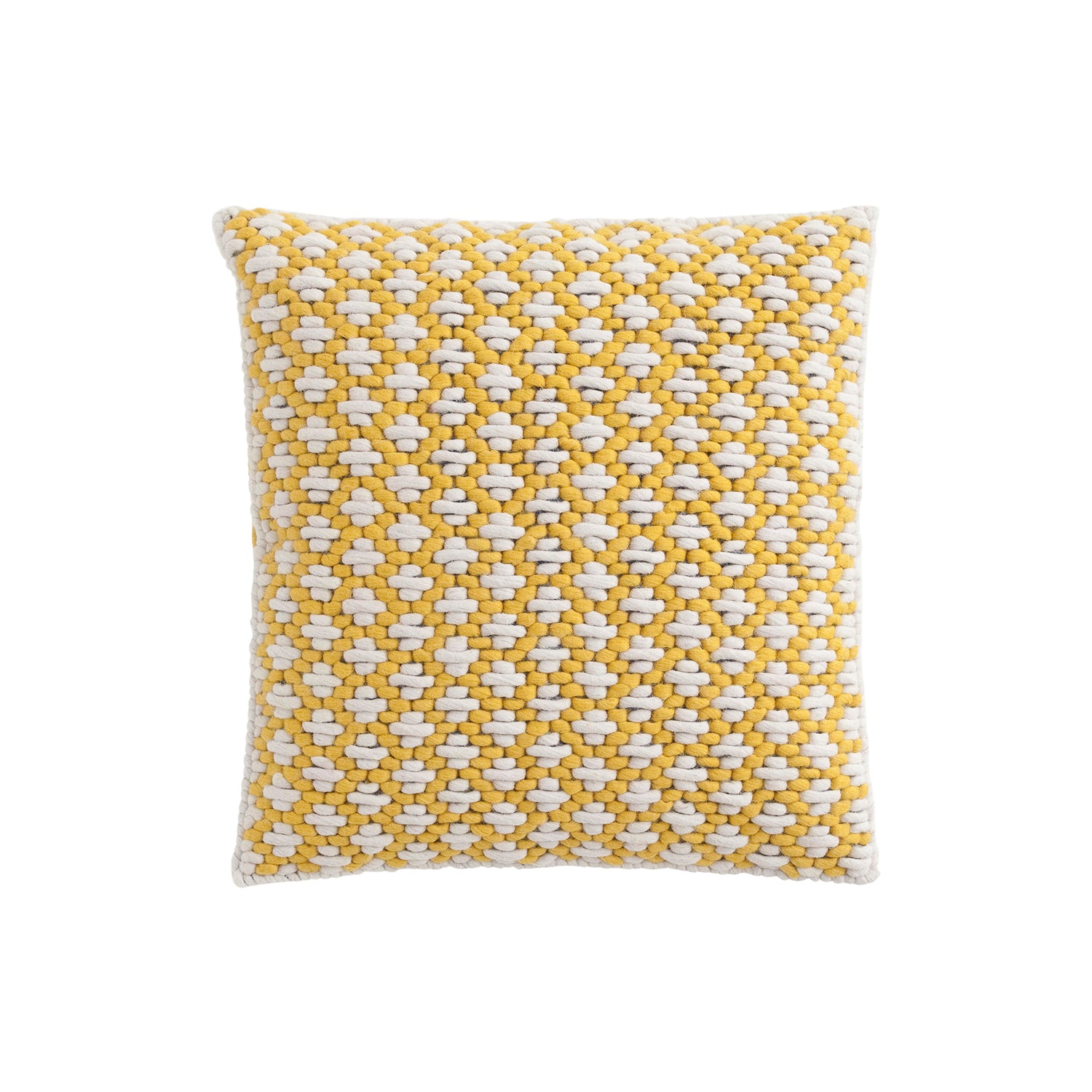 Gan Silai designer cushion 50x50 in yellow