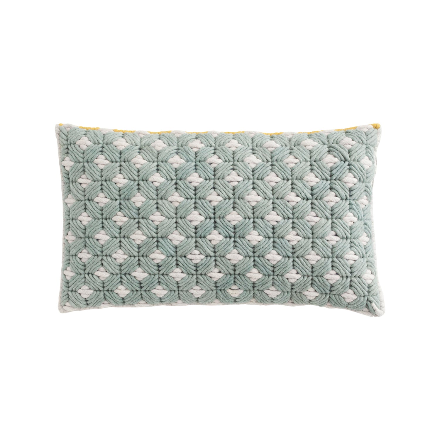 Gan Silai designer cushion 60x35 in blue