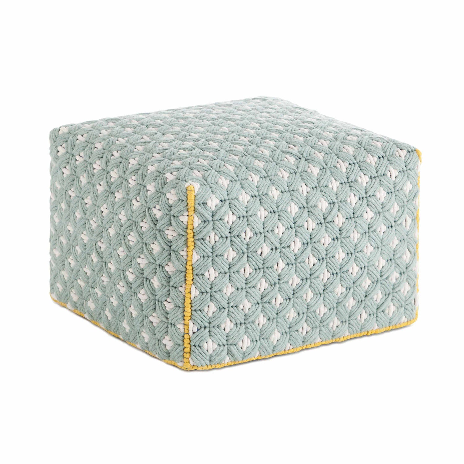 Gan Silai Designer Pouf in blue