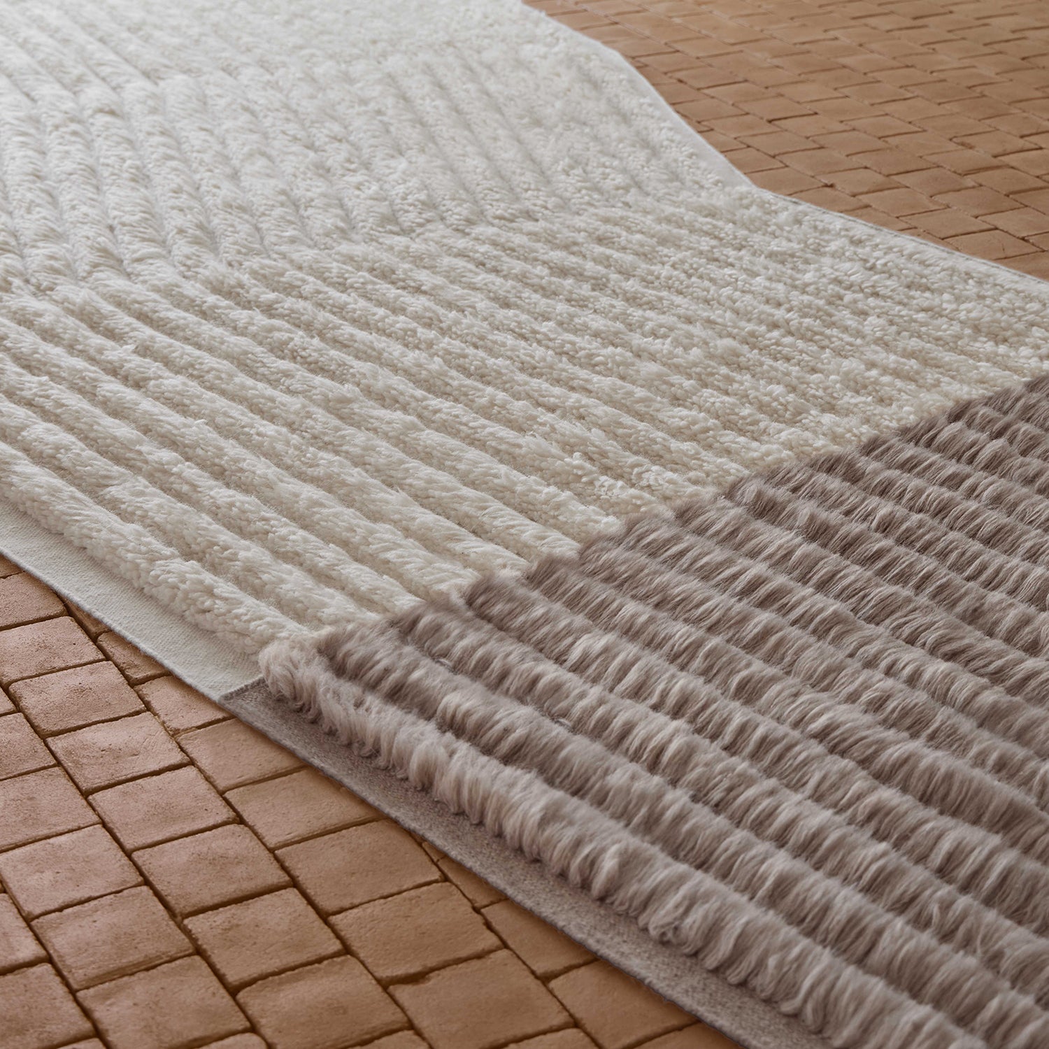 Gan Lines Rug irregular rug ambience image