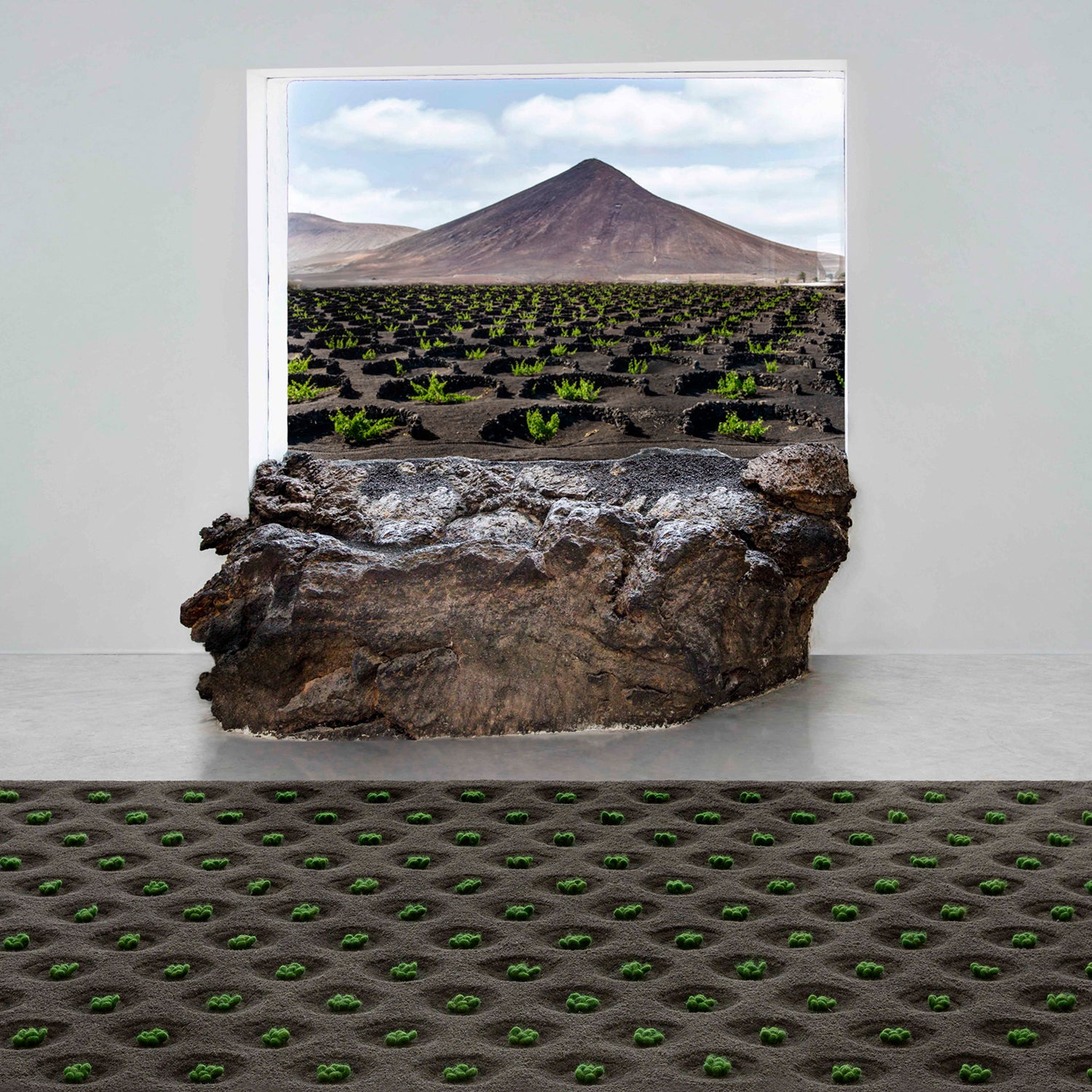 GAN La Geria Lanzarote rectangular rug ambience image