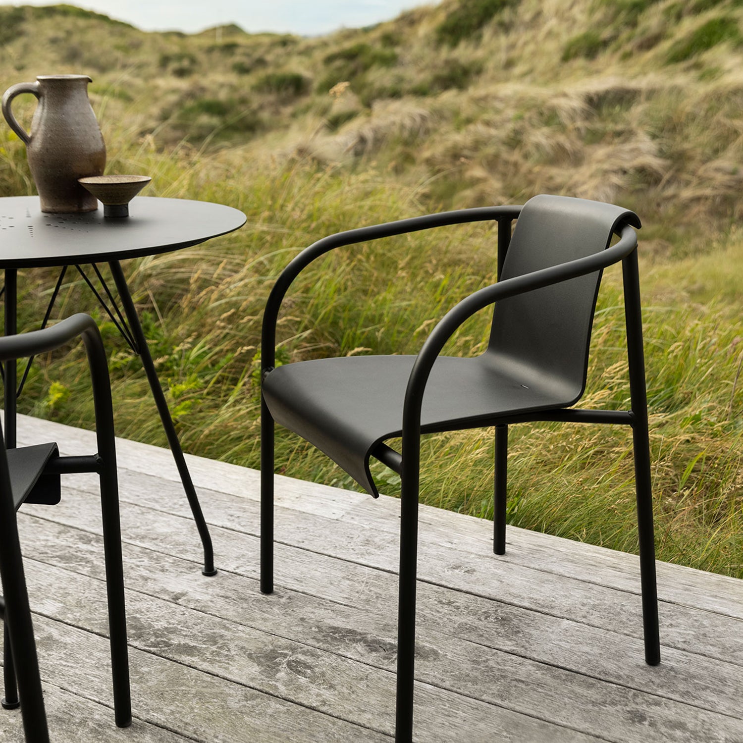 Nami Dining Chair with Armrest - The Design Choice