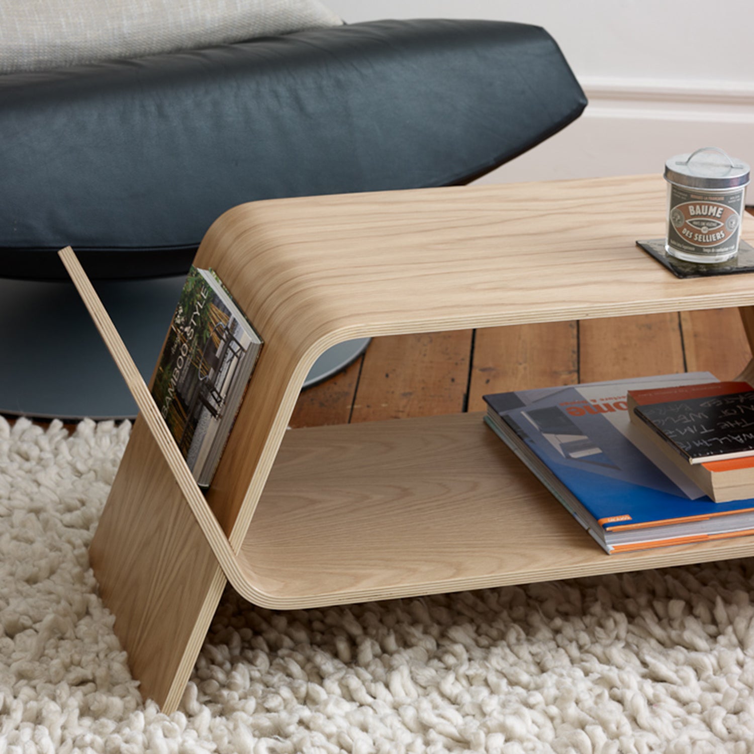 John Green Embrace coffee table in oak ambience image