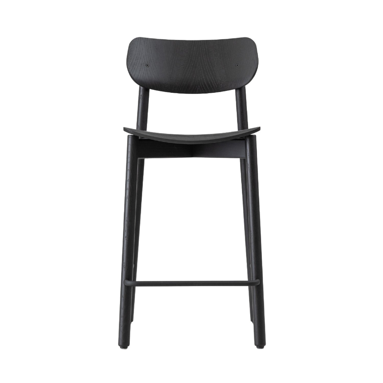 John Green Stool in Black Oak