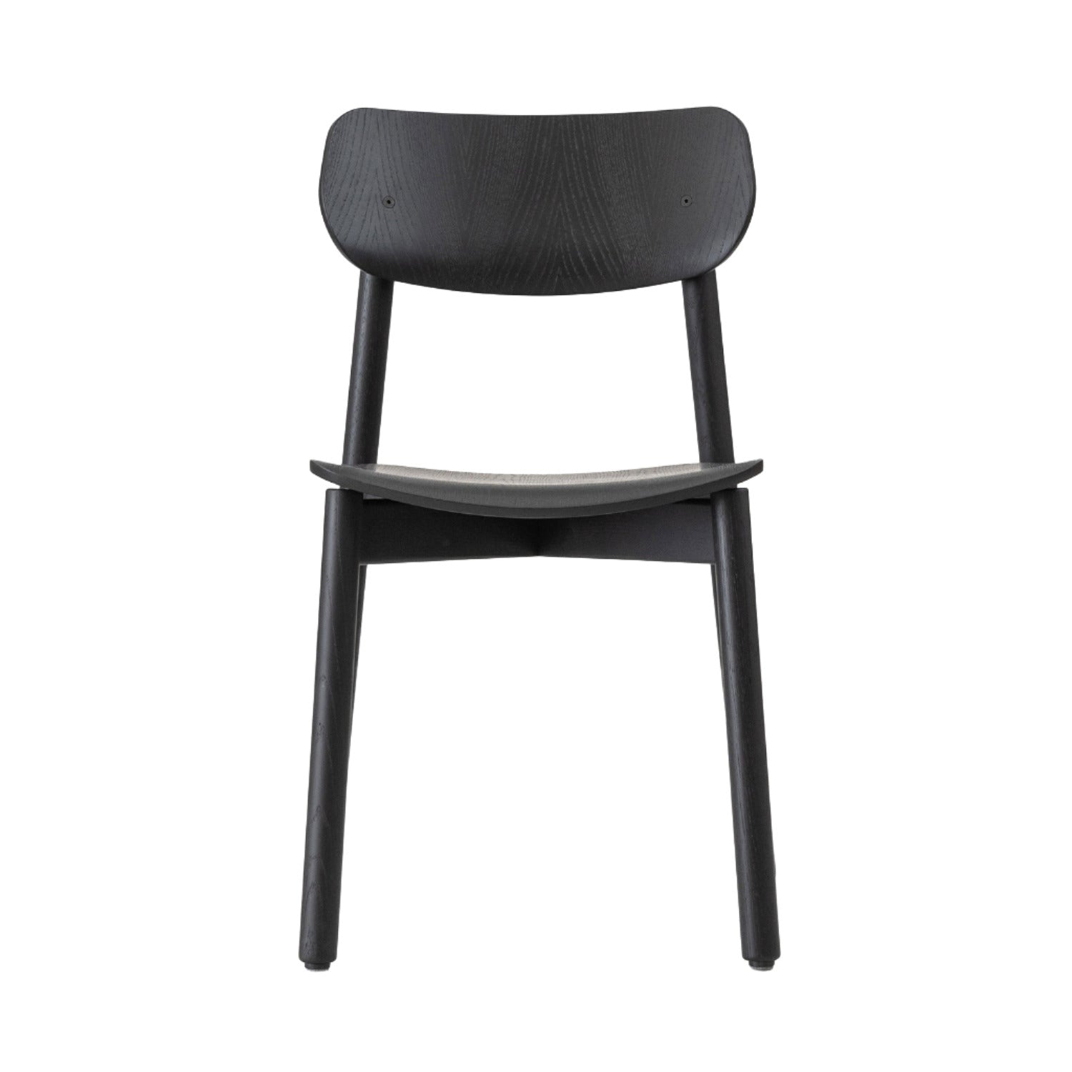 John Green Otis Wood Chair in Black Oak