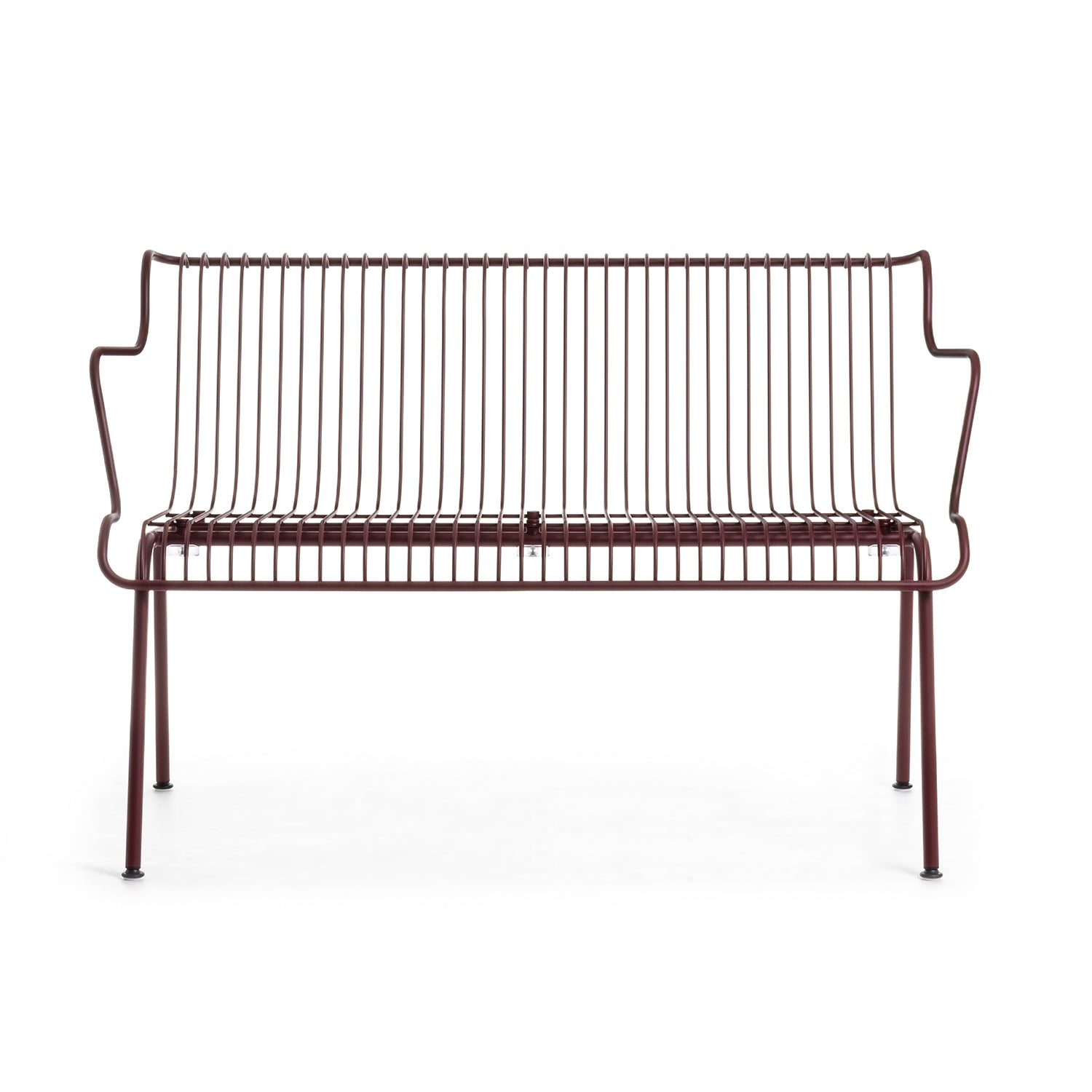 Magis South Dining Bench in bordeaux