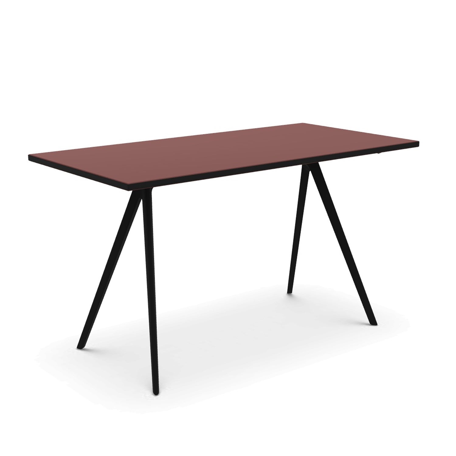 Magis Baquette table fenix red top - The Design Choice