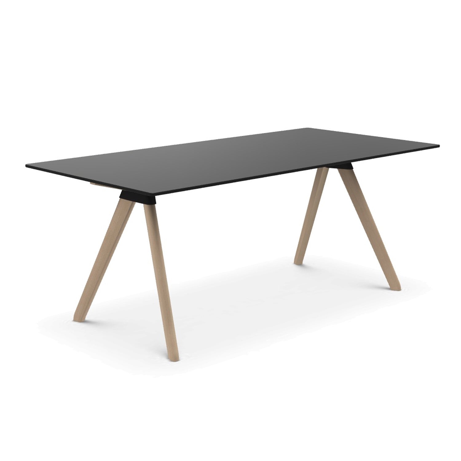 Magis Butch The wild bunch table with beech legs and black top