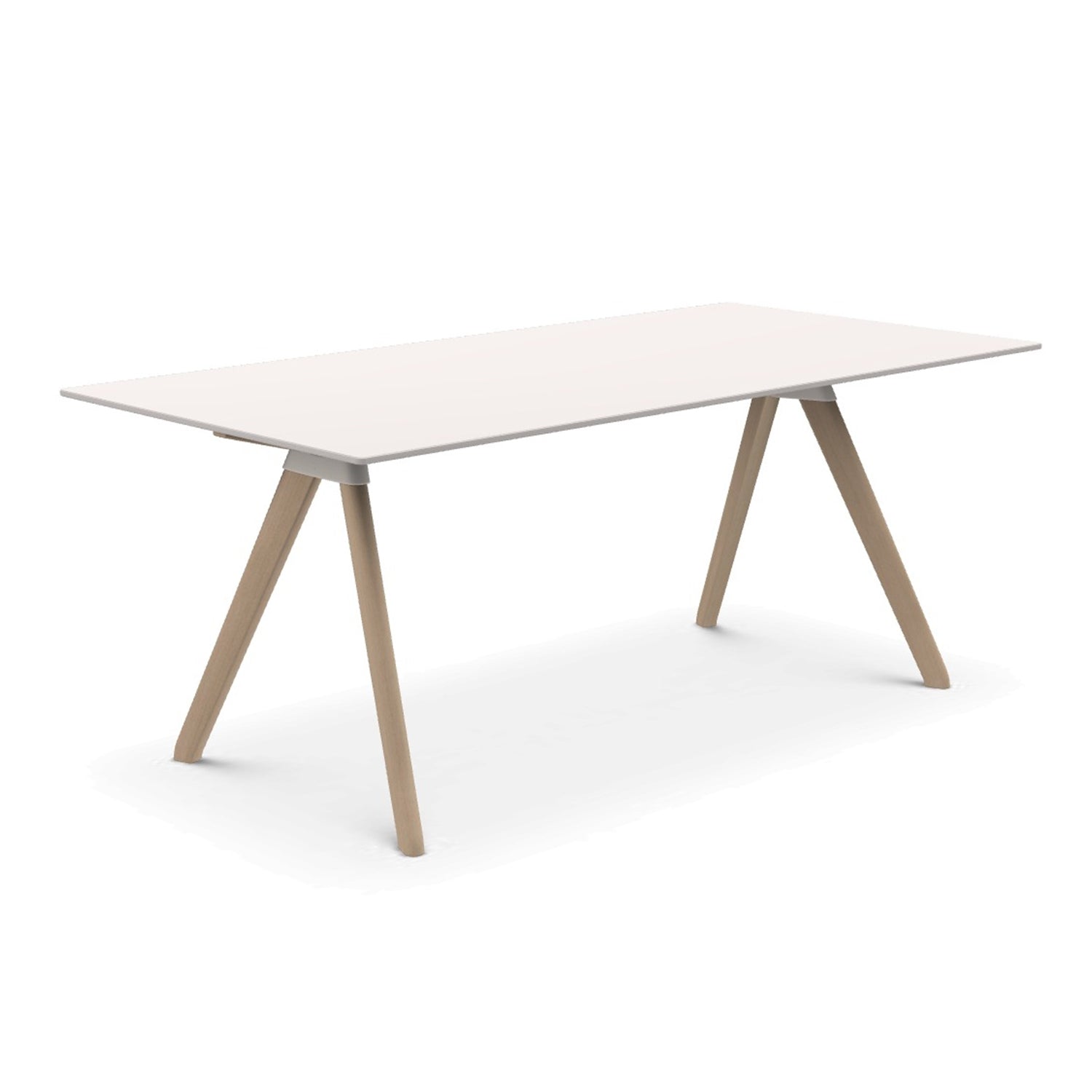 Magis Butch The wild bunch table with beech legs and white top