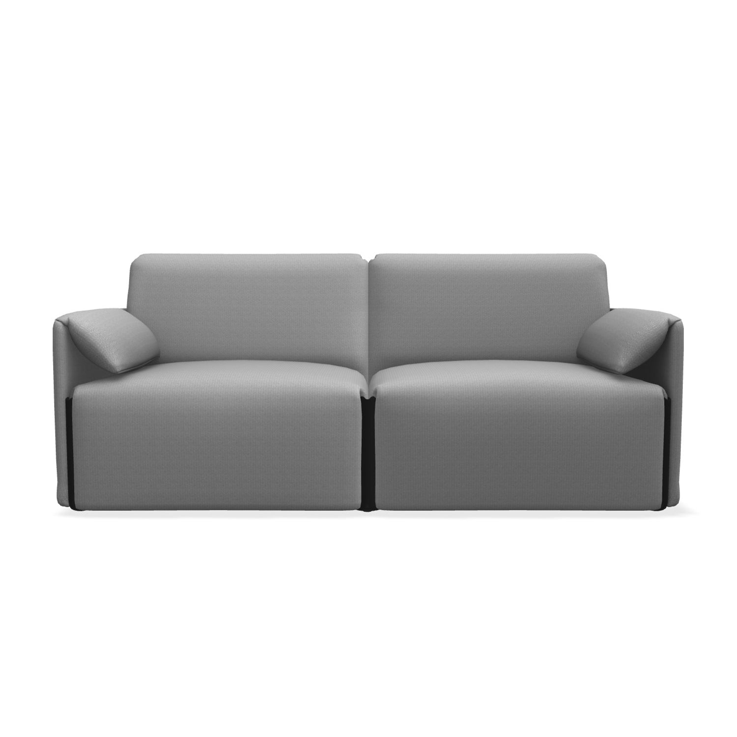 Magis Costume Sofa Combination 1 - 2 Seater Sofa in silver