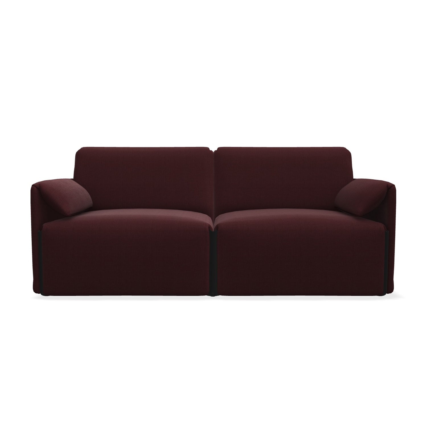 Magis Costume Sofa Combination 1 - 2 Seater Sofa in burgundy