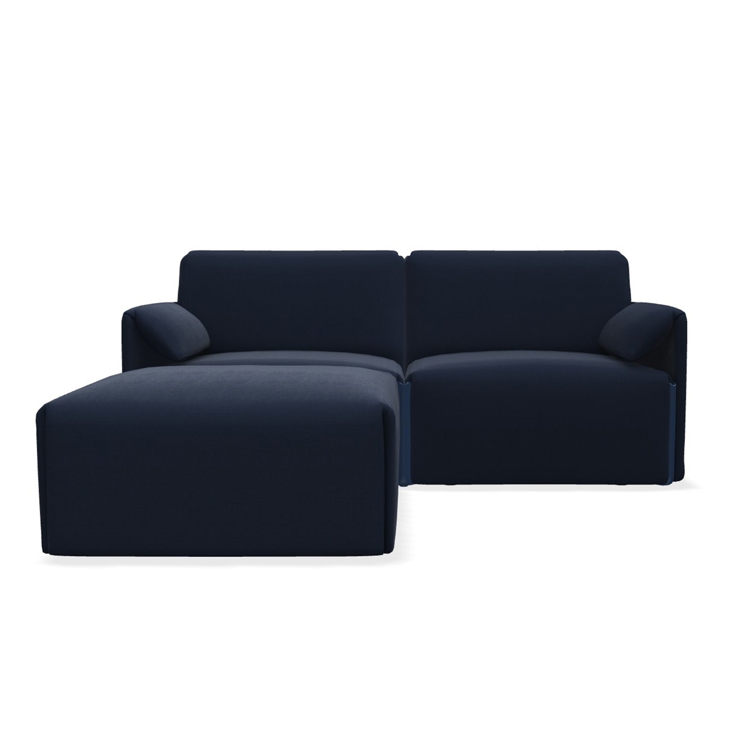 Magis Costume 2 Seater Modular Sofa with chaise longue in blue