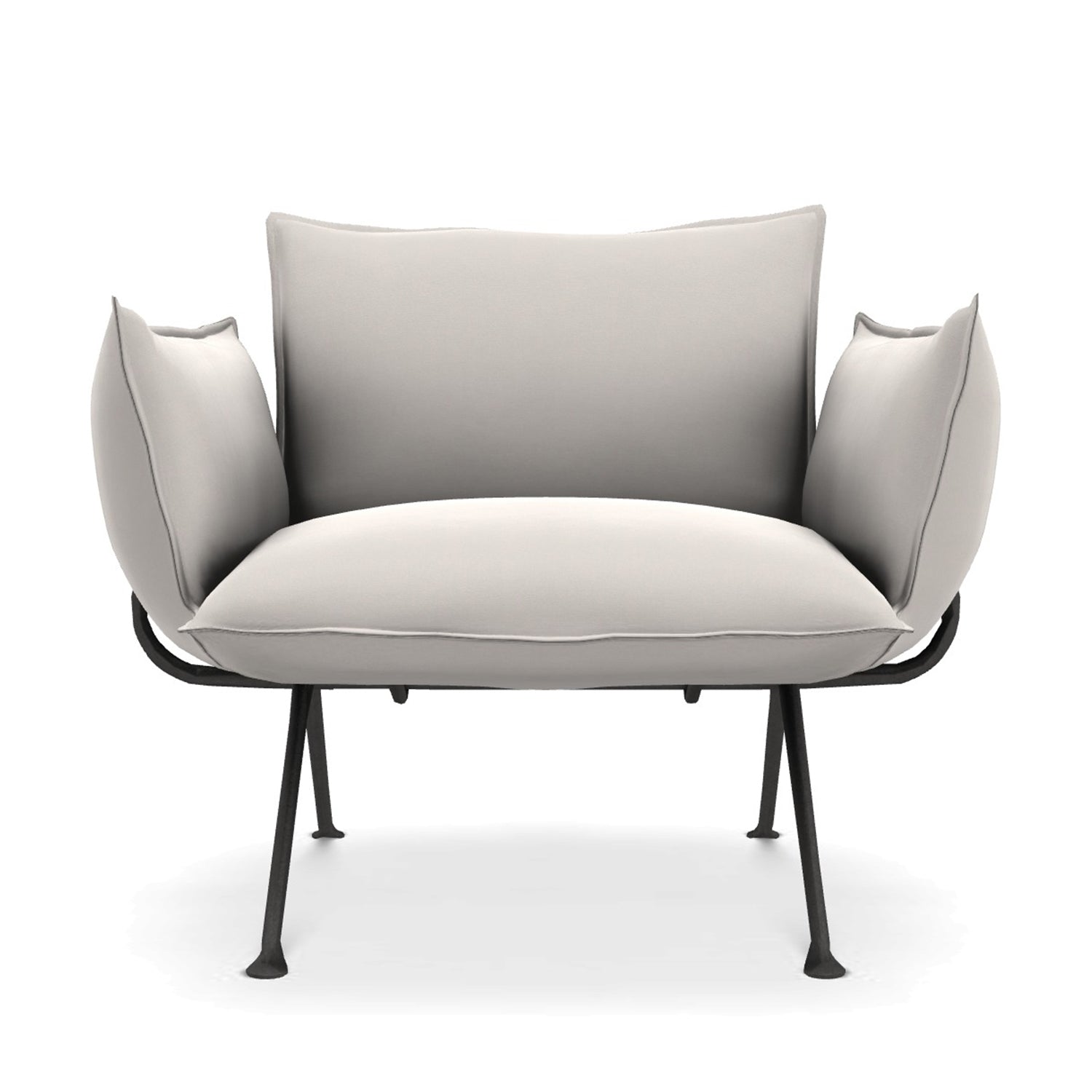 Magis Officina Armchair in light grey fabric