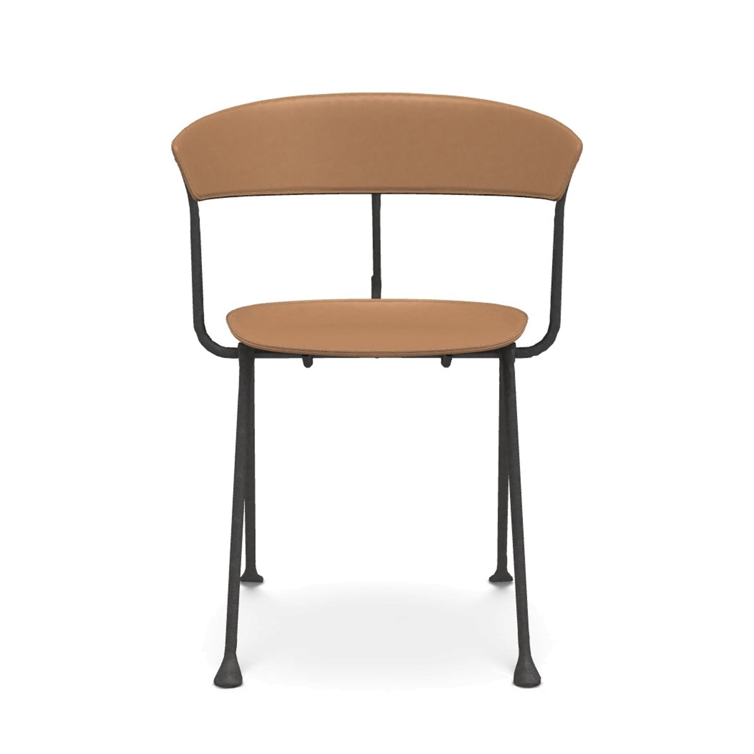 Magis Officina upholstered chair in natural leather