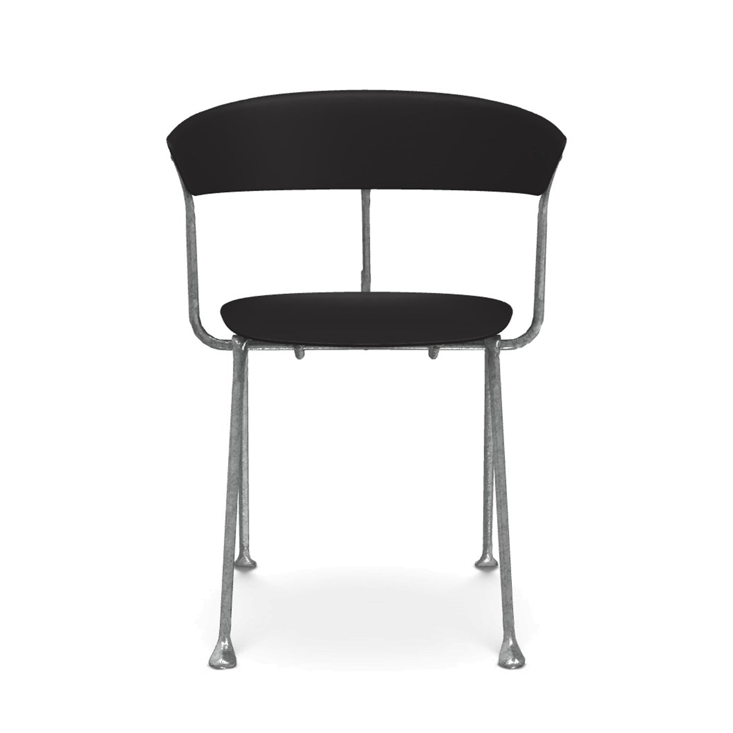 Magis Officina chair galvanised legs black