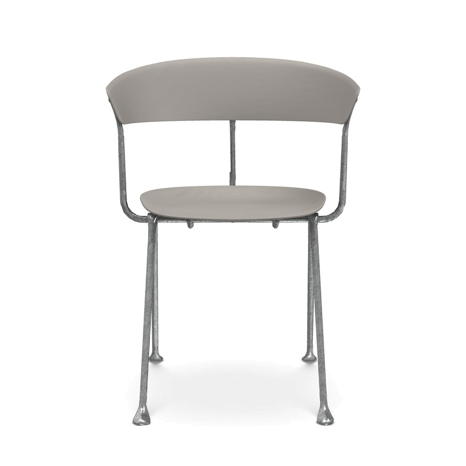 Magis Officina chair galvanised legs grey