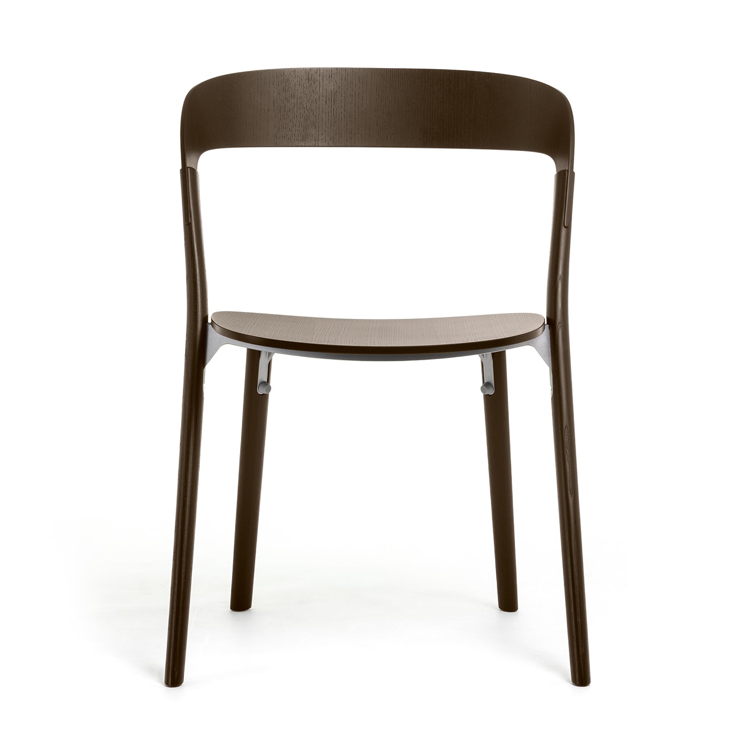 Magis Pila Dining Chair in brown beech