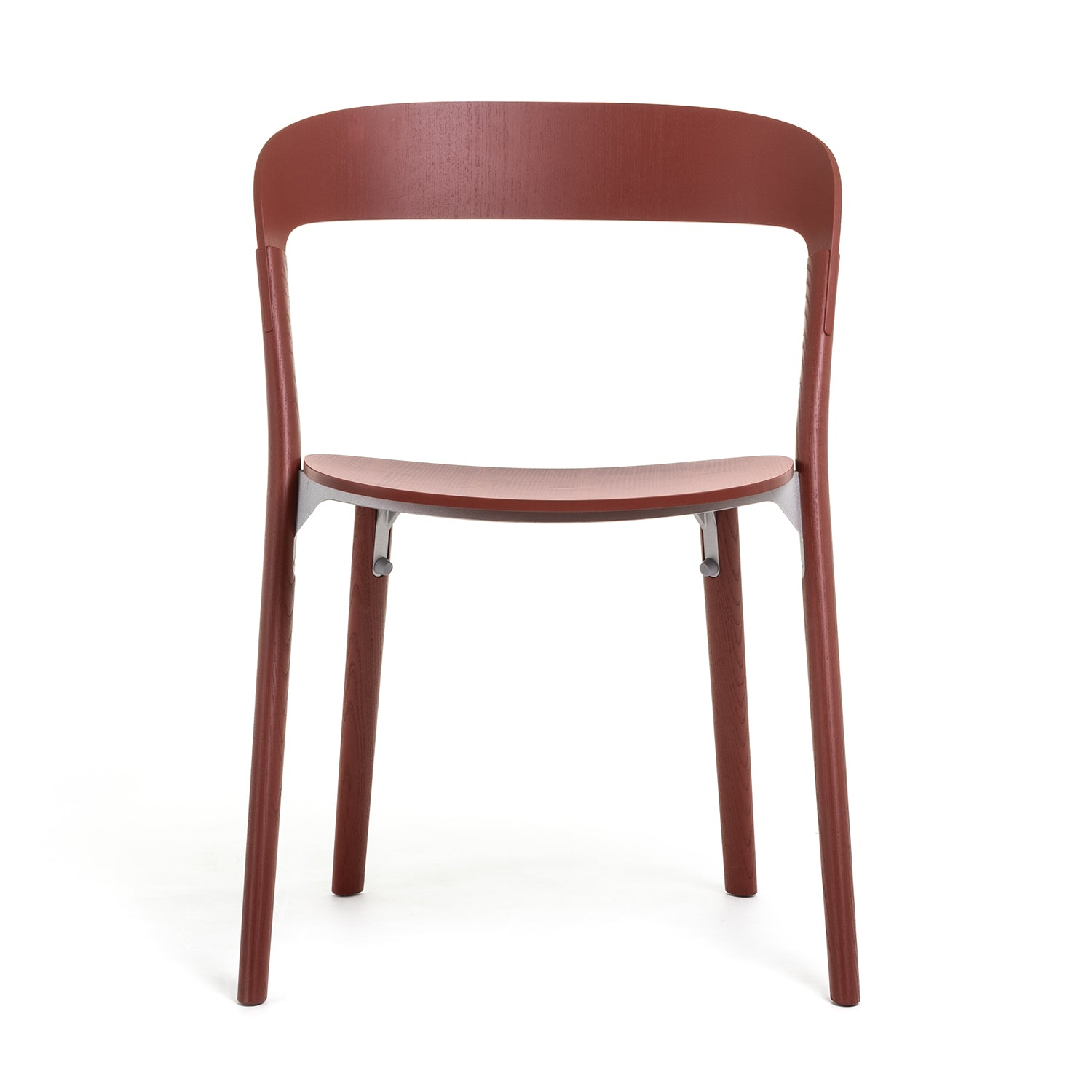 Magis Pila Dining Chair in red