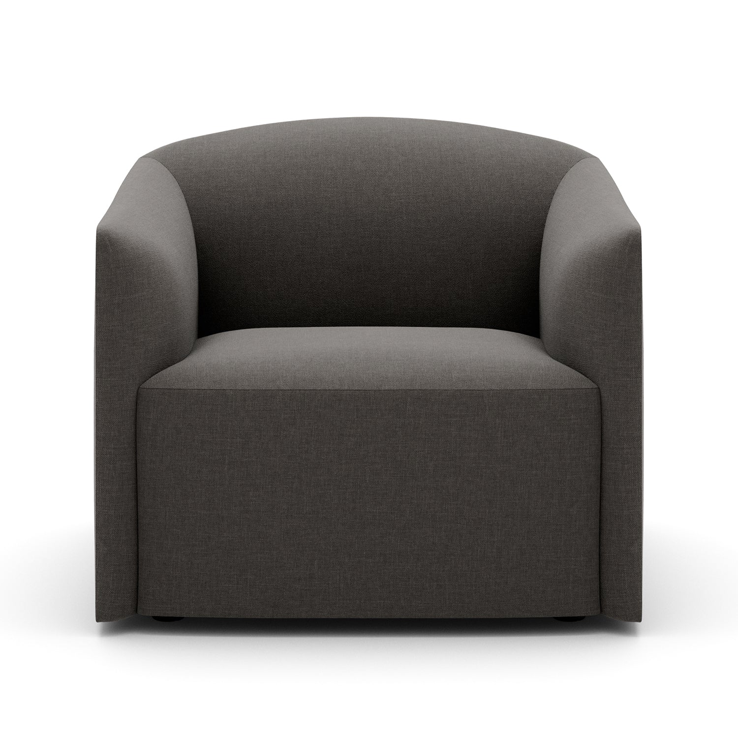 New Works Shore Lounge Chair in lava rock