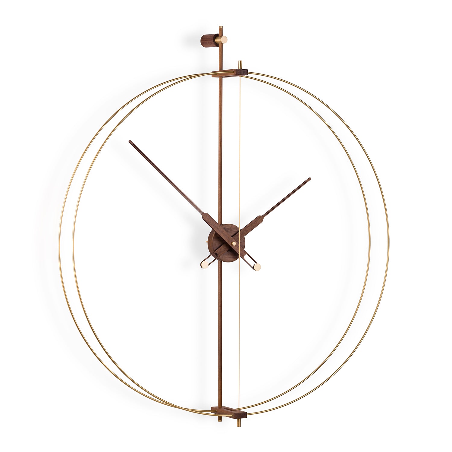 Nomon Clock gold and walnut