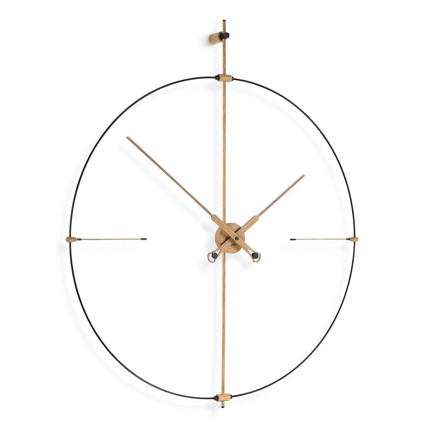 Nomon Bilbao Premium clock in oak and black