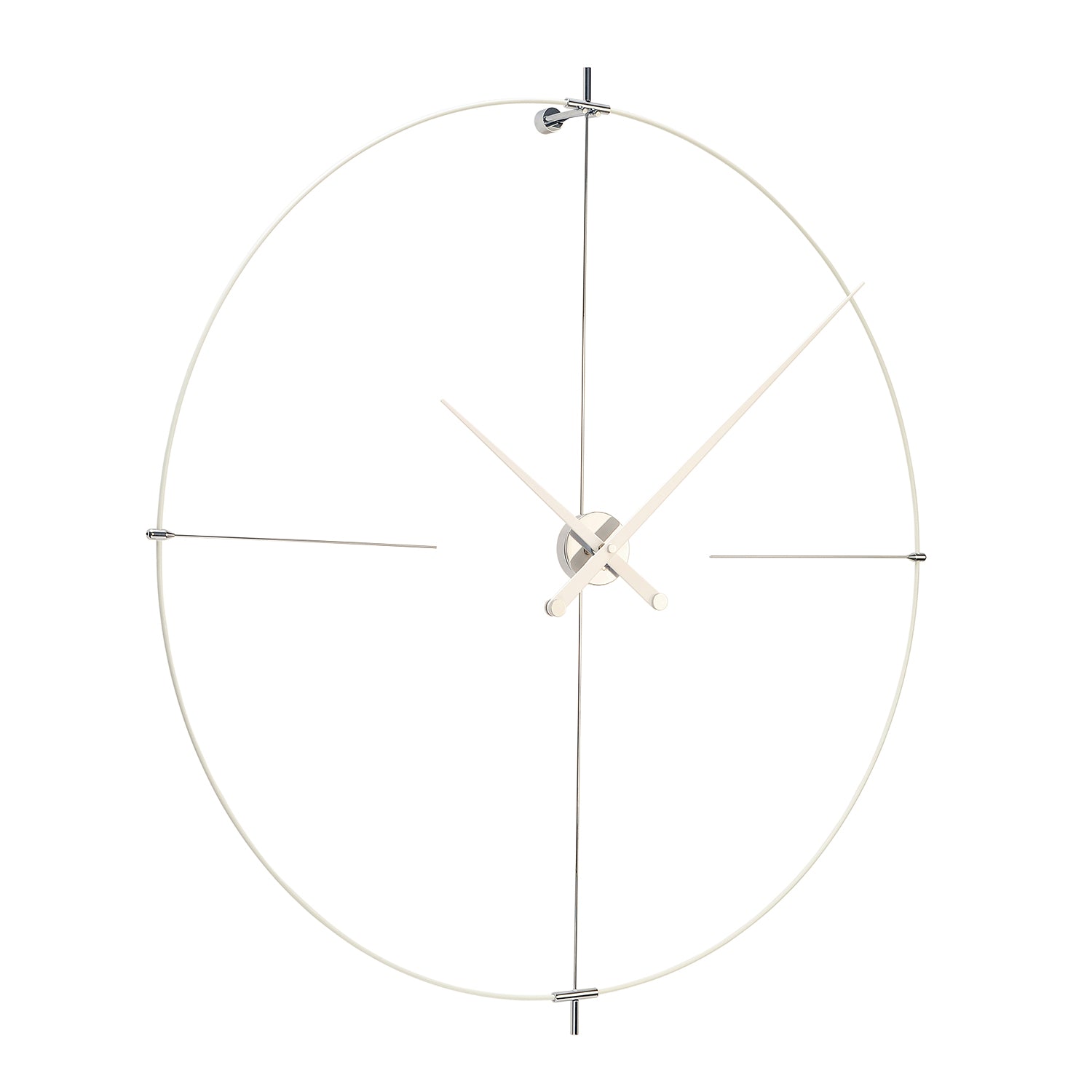 Nomon Bilbao Handmade Clock in white