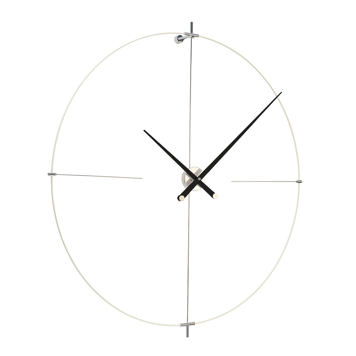 Nomon Bilbao Handmade Clock in black and white