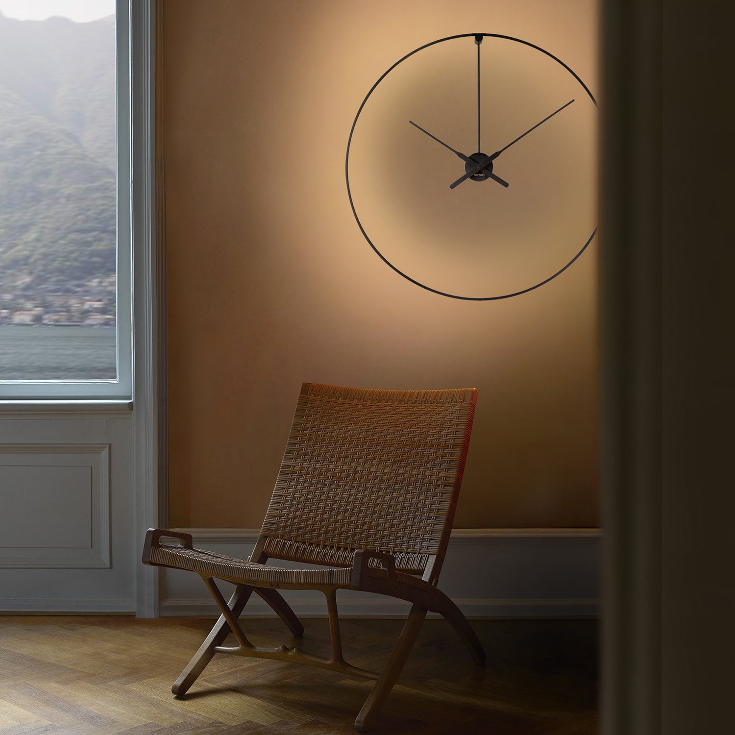 Nomon Ombra Luxury Clock Wall integrated