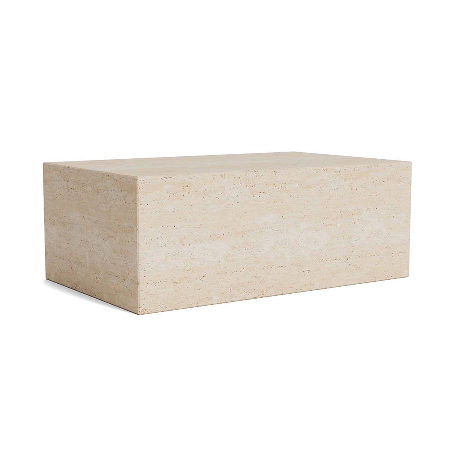 NORR11 Cubism Coffee Table Large in Travertine