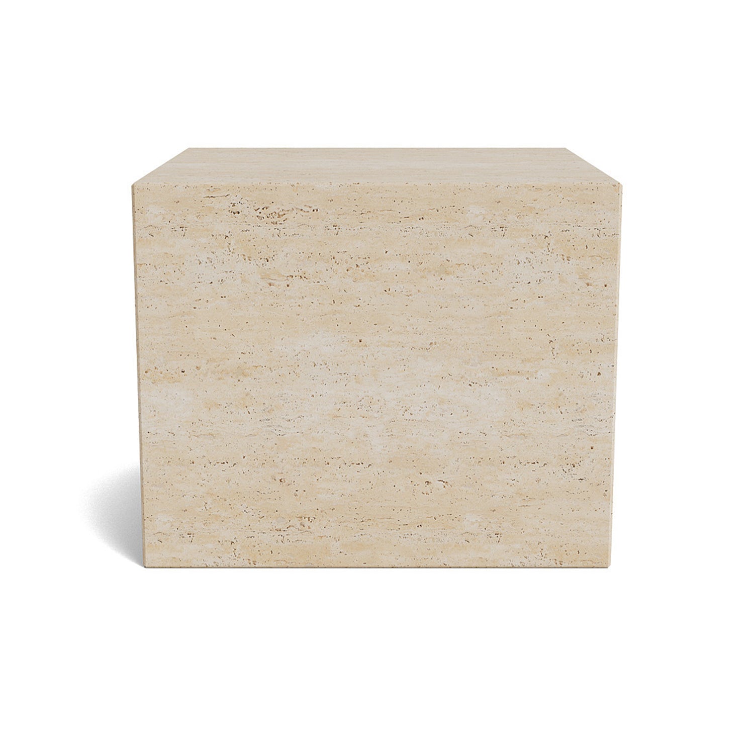 NORR11 Cubism Coffee Table Small in Travertine