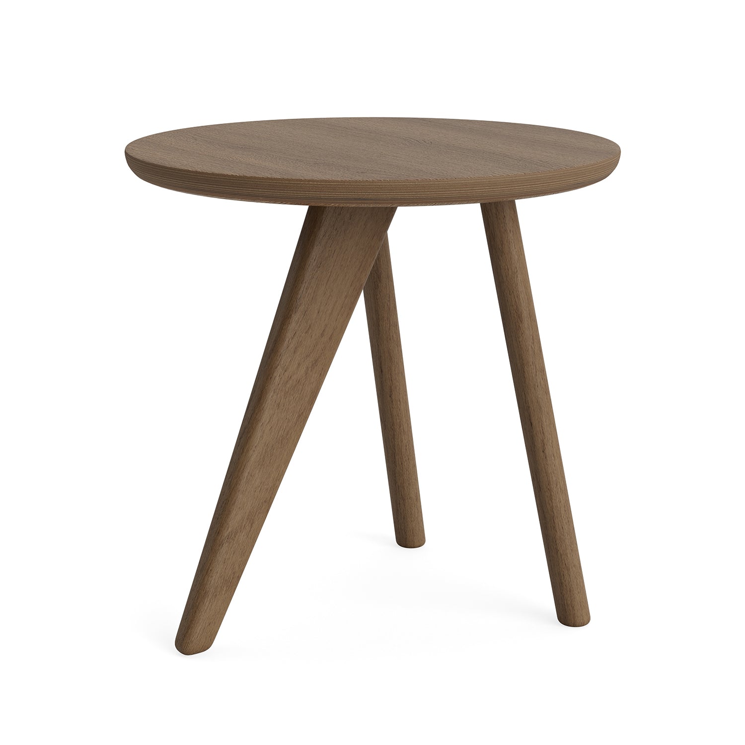 NORR11 Fin Side Table in Light Smoked Oak