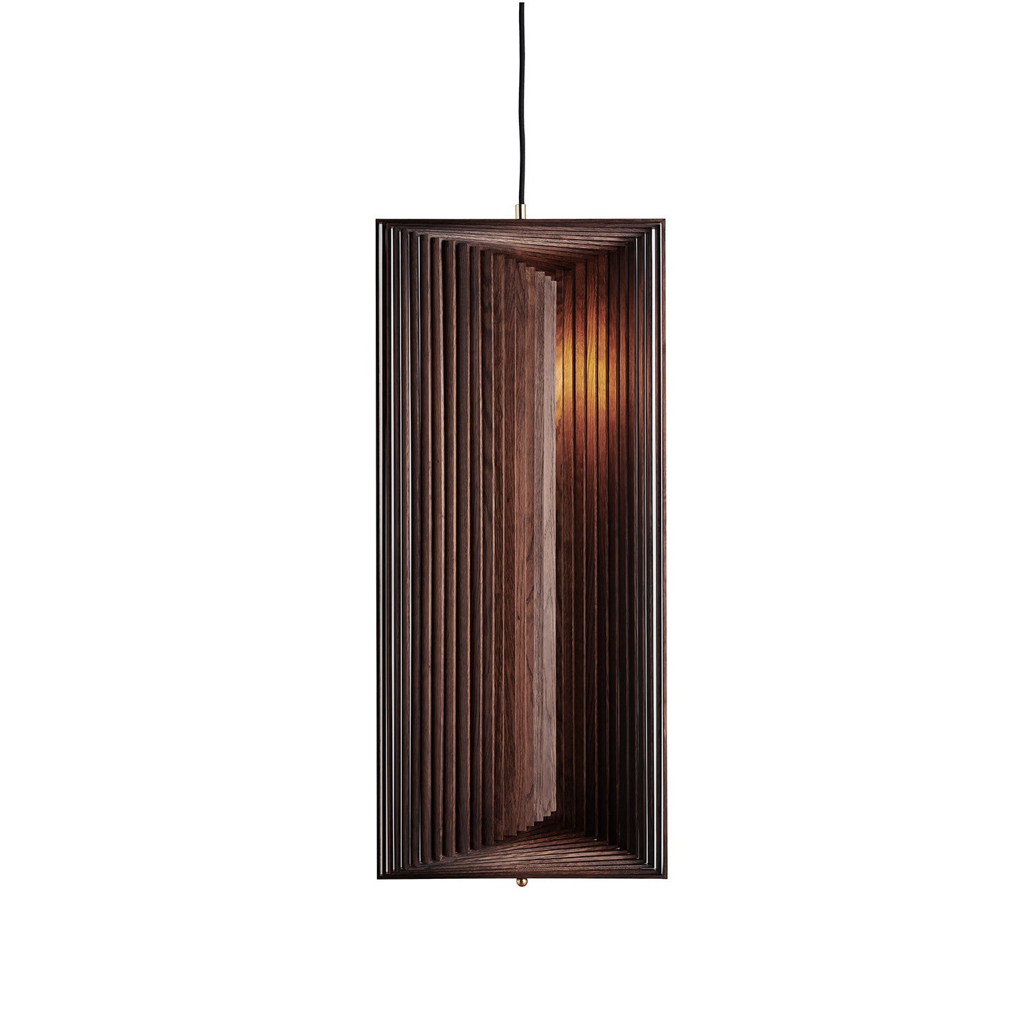 NORR11 Frames Pendant light in dark smoked oak