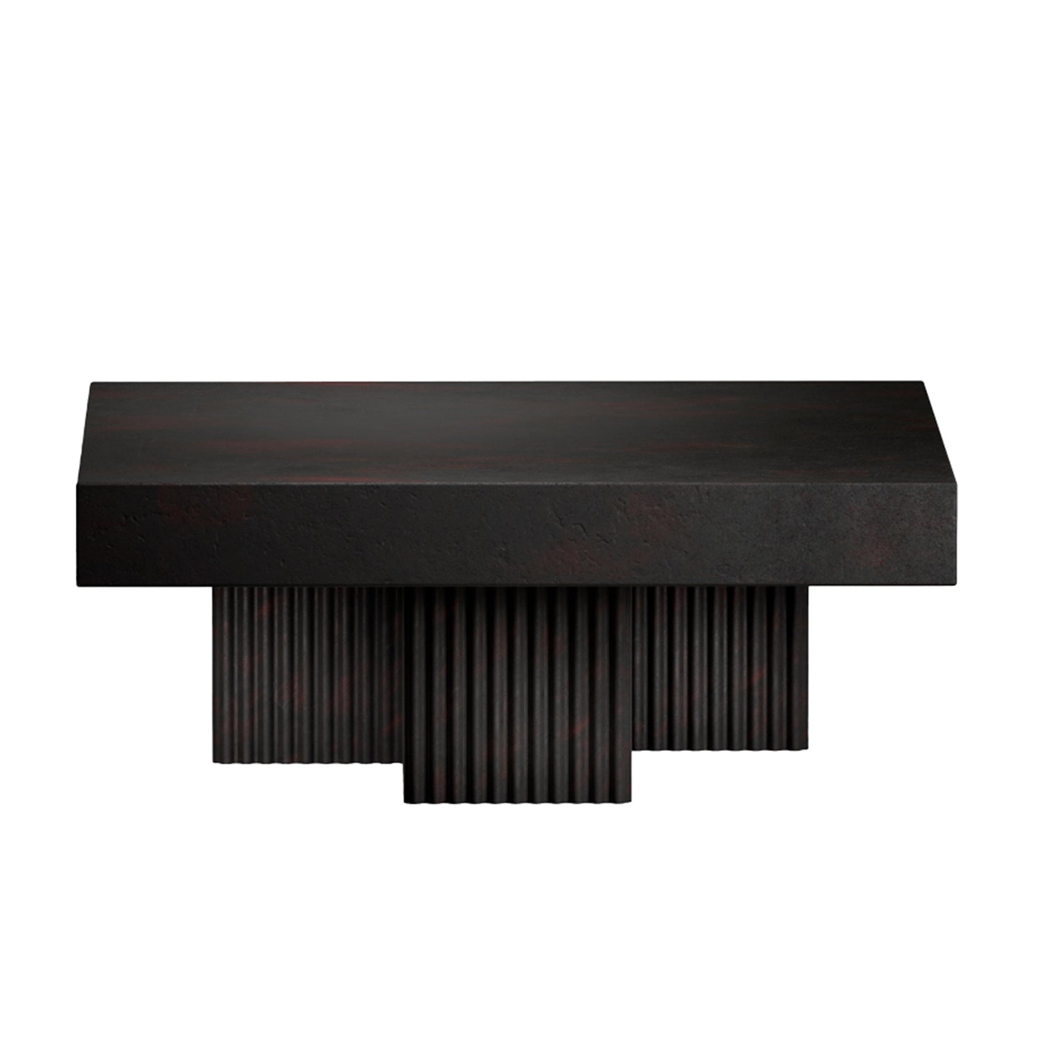 NORR11 Gear Square Coffee Table in black earth