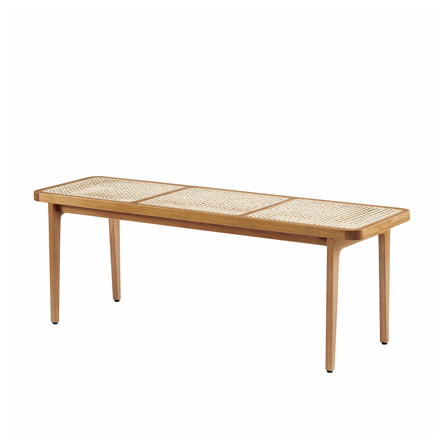 NORR11 Le Roi Bench in natural oak