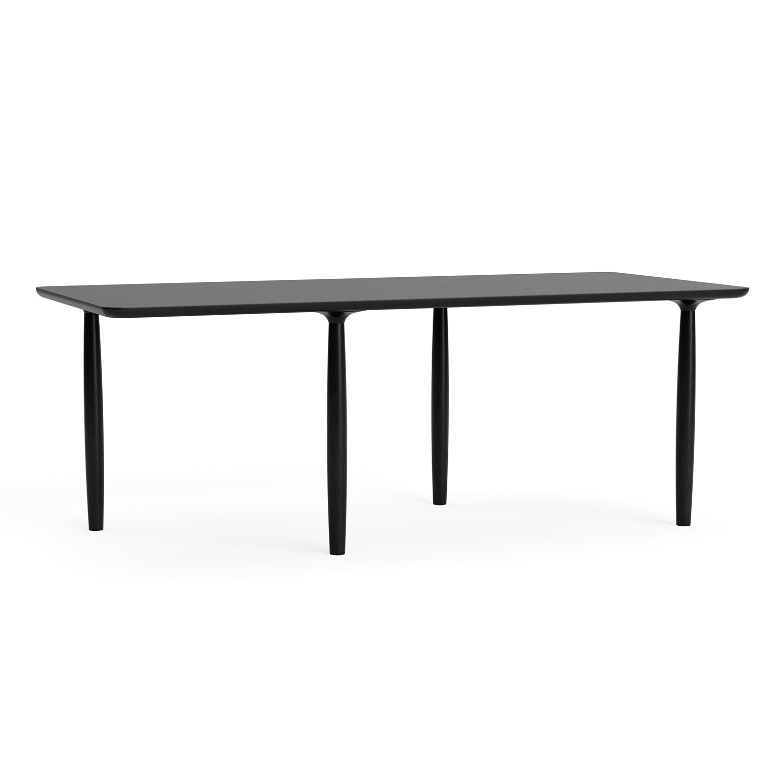 NORR11 Oku Dining Table in black oak