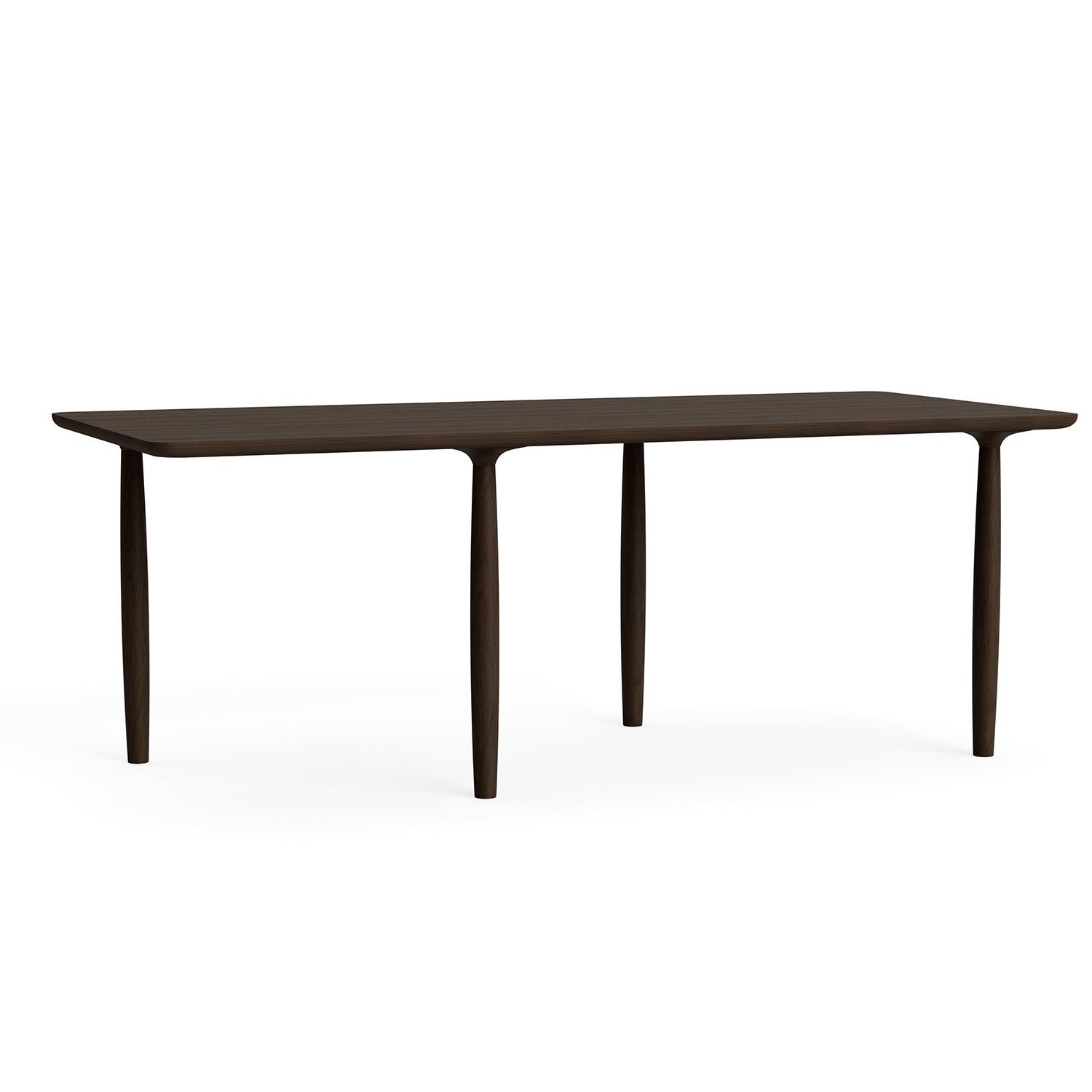 NORR11 Oku Dining Table in dark smoked oak