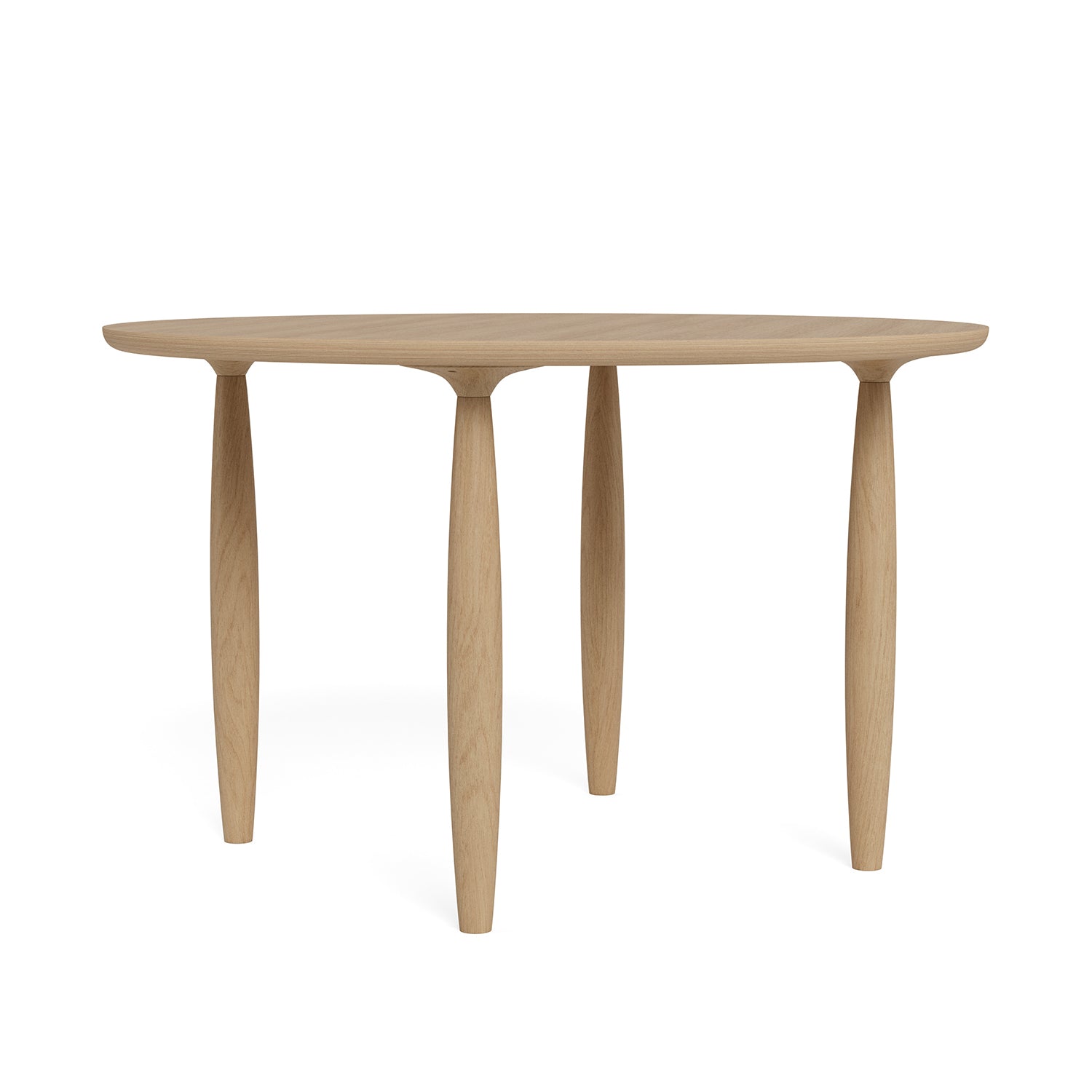 NORR11 OKU Round Dining Table in natural oak