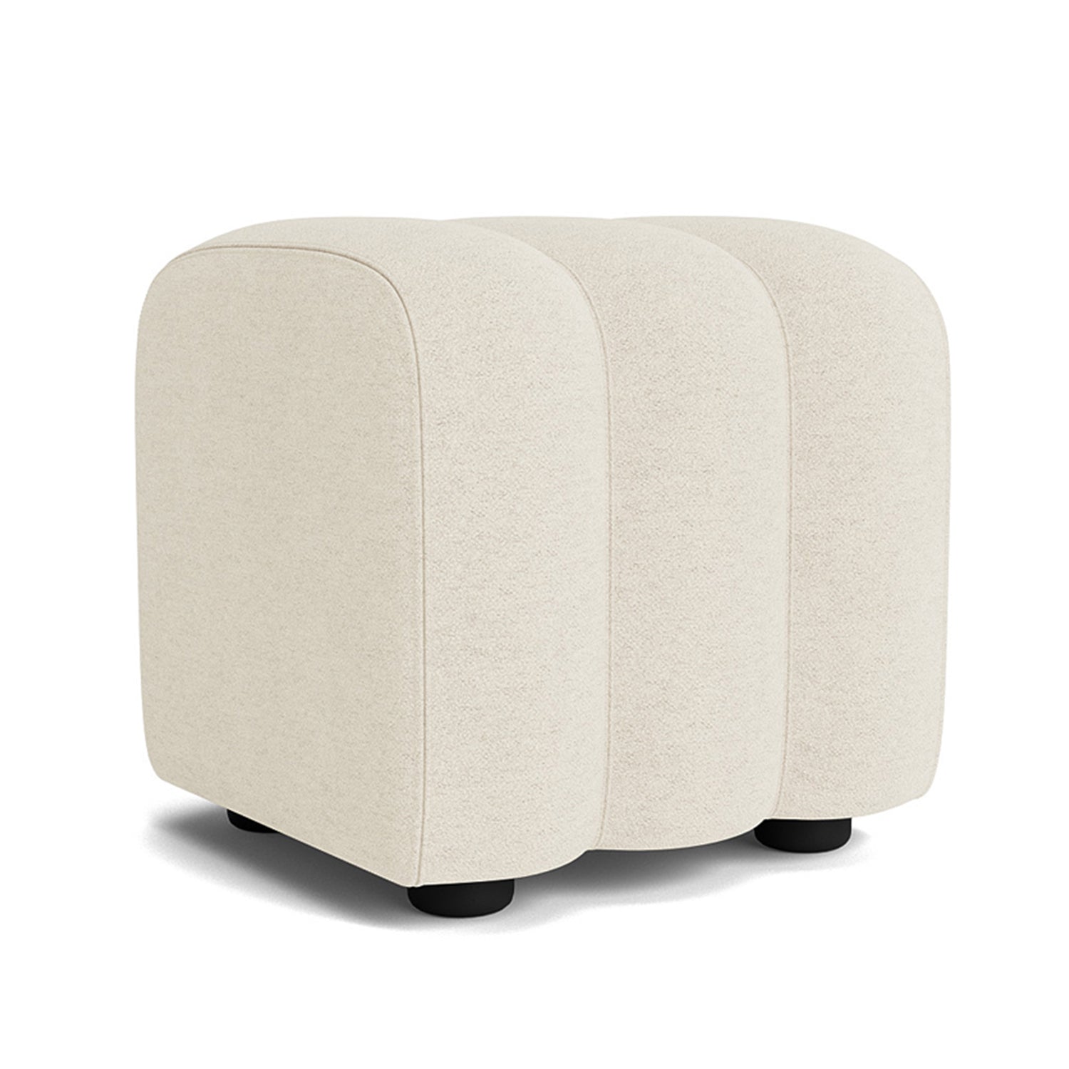 NORR11 Studio Pouf in Barnum lana fabric