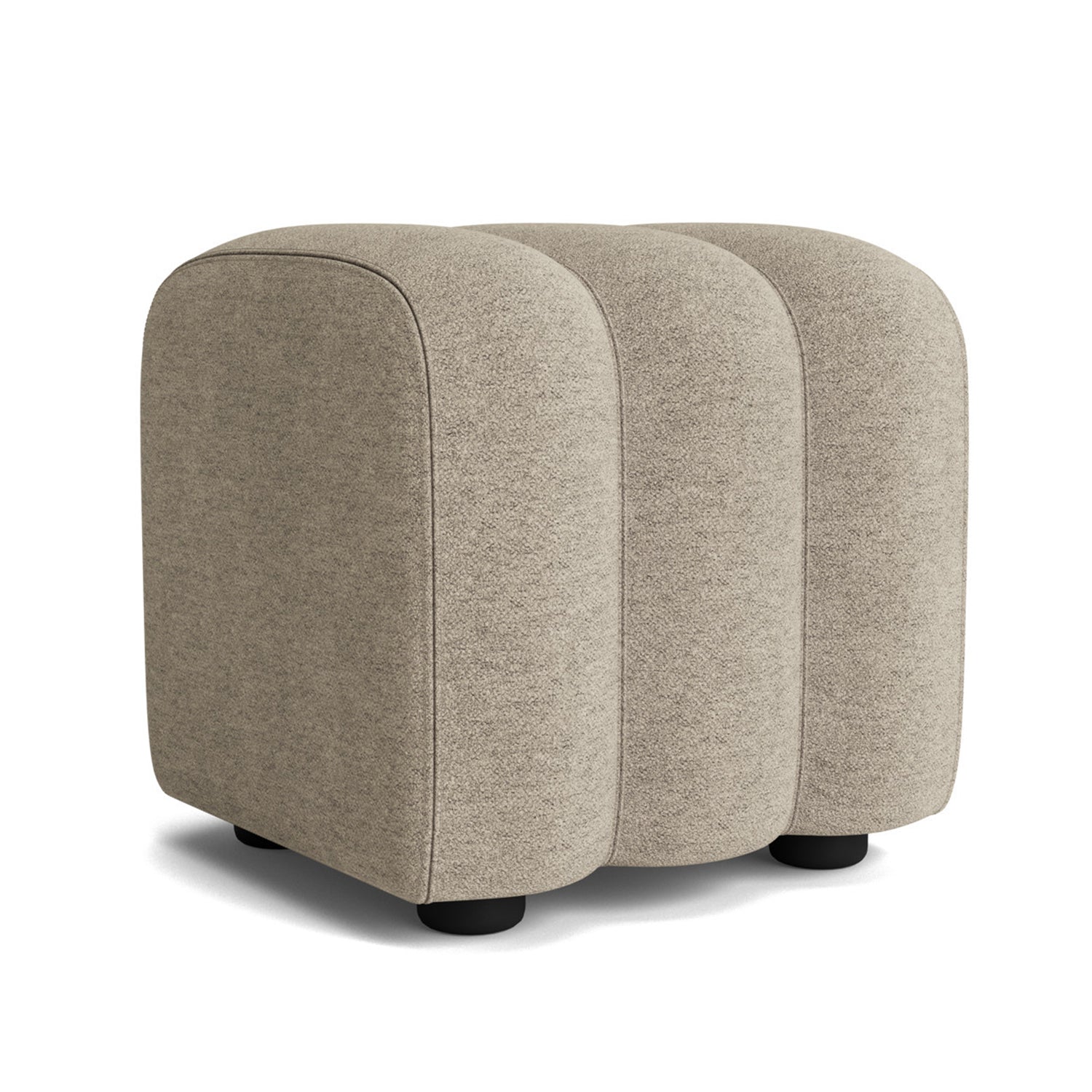 NORR11 Studio Pouf in Barnum hemp fabric