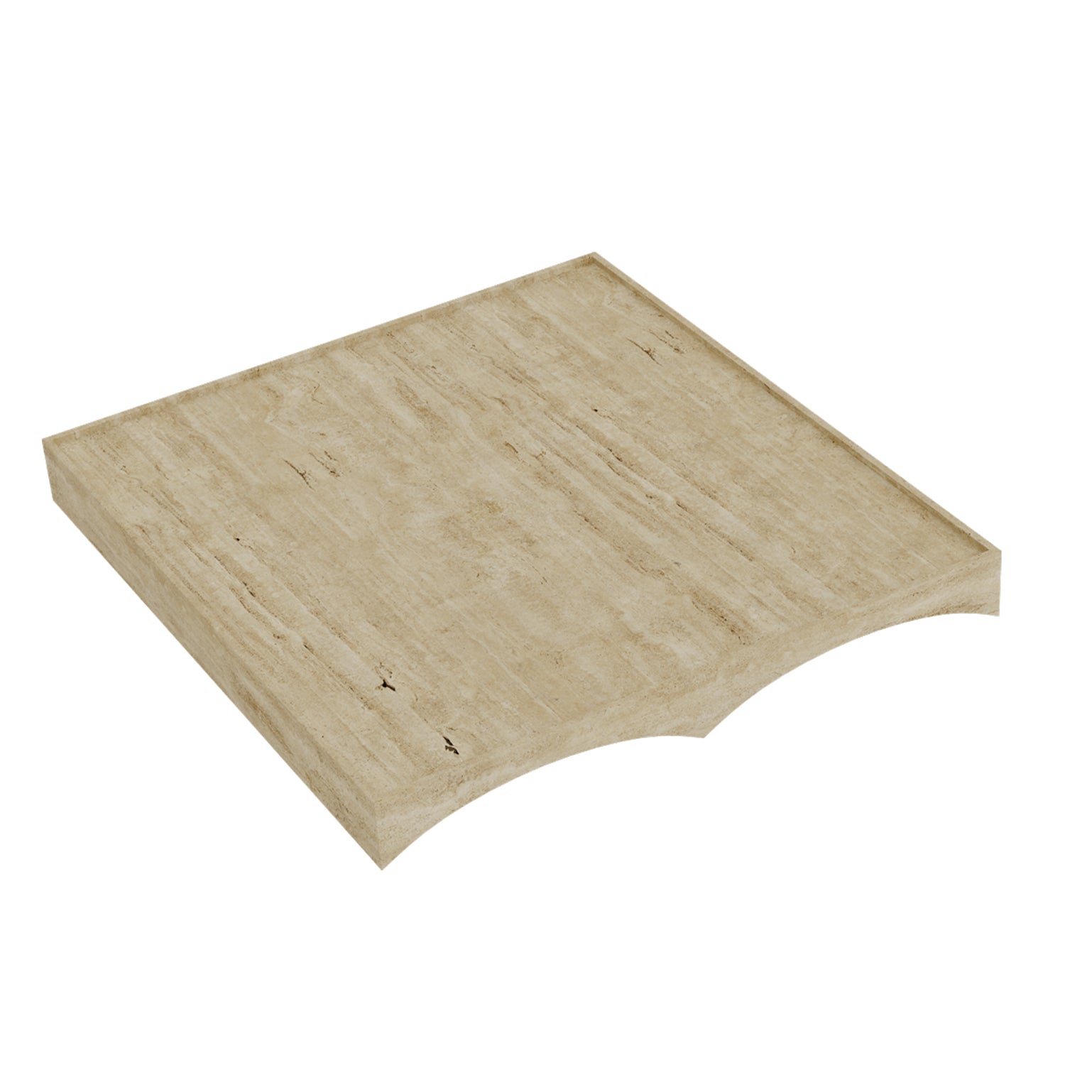 NORR11 Studio Double Tray in Travertine