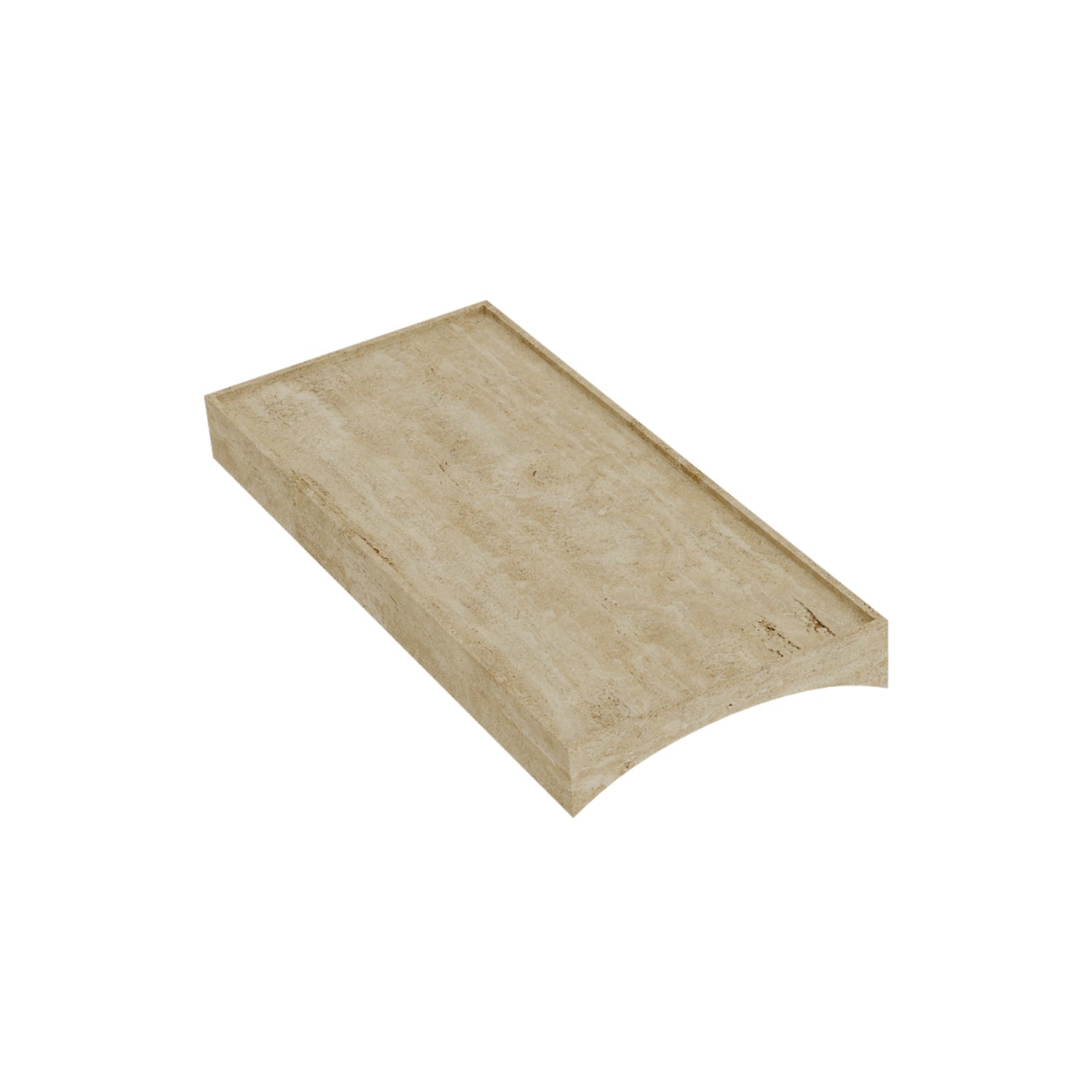 NORR11 Studio Single Tray in Travertine