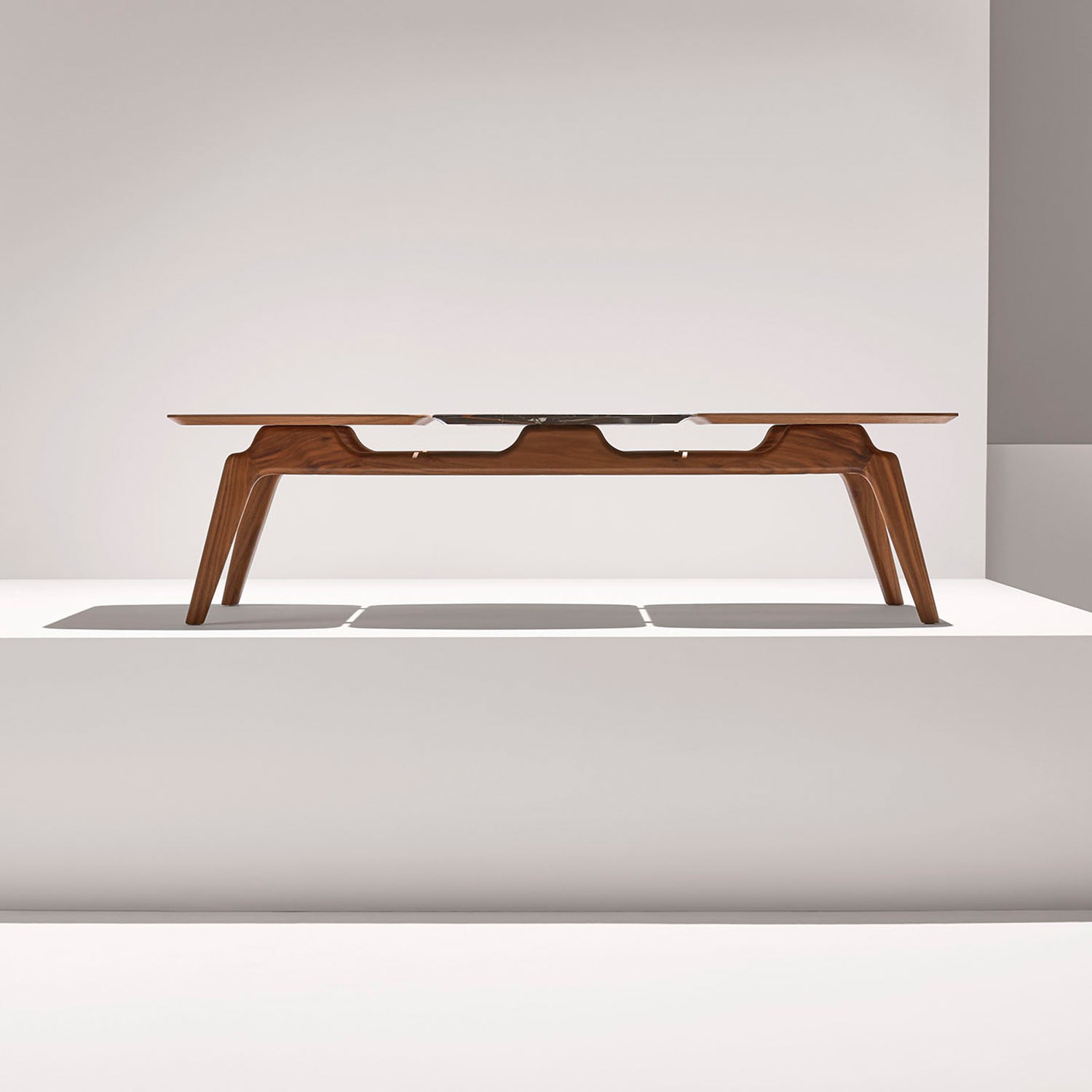 Nomon Mesa Mixta Trio Coffee Table in walnut