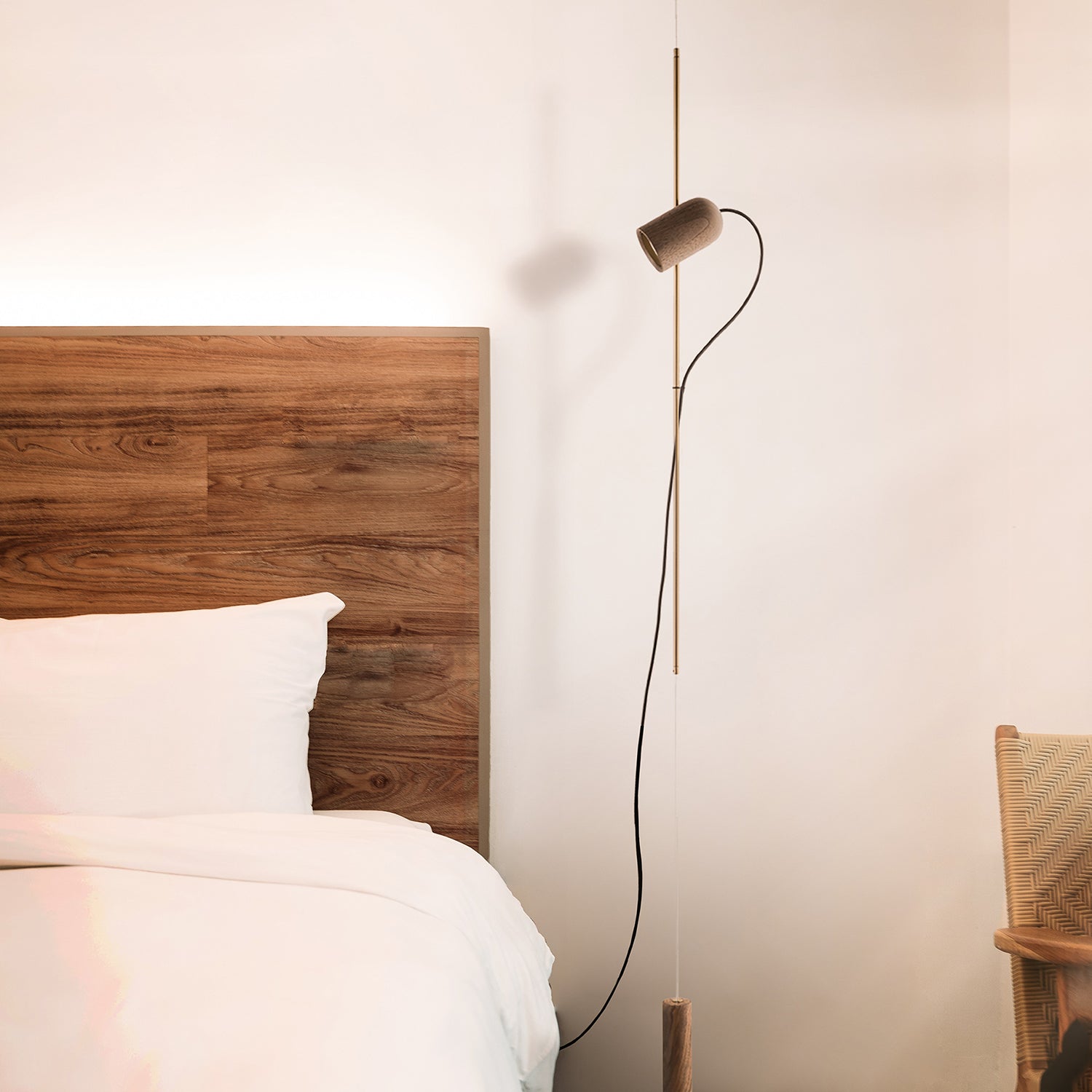 Nomon Onfa Pendant Lamp in walnut & brass