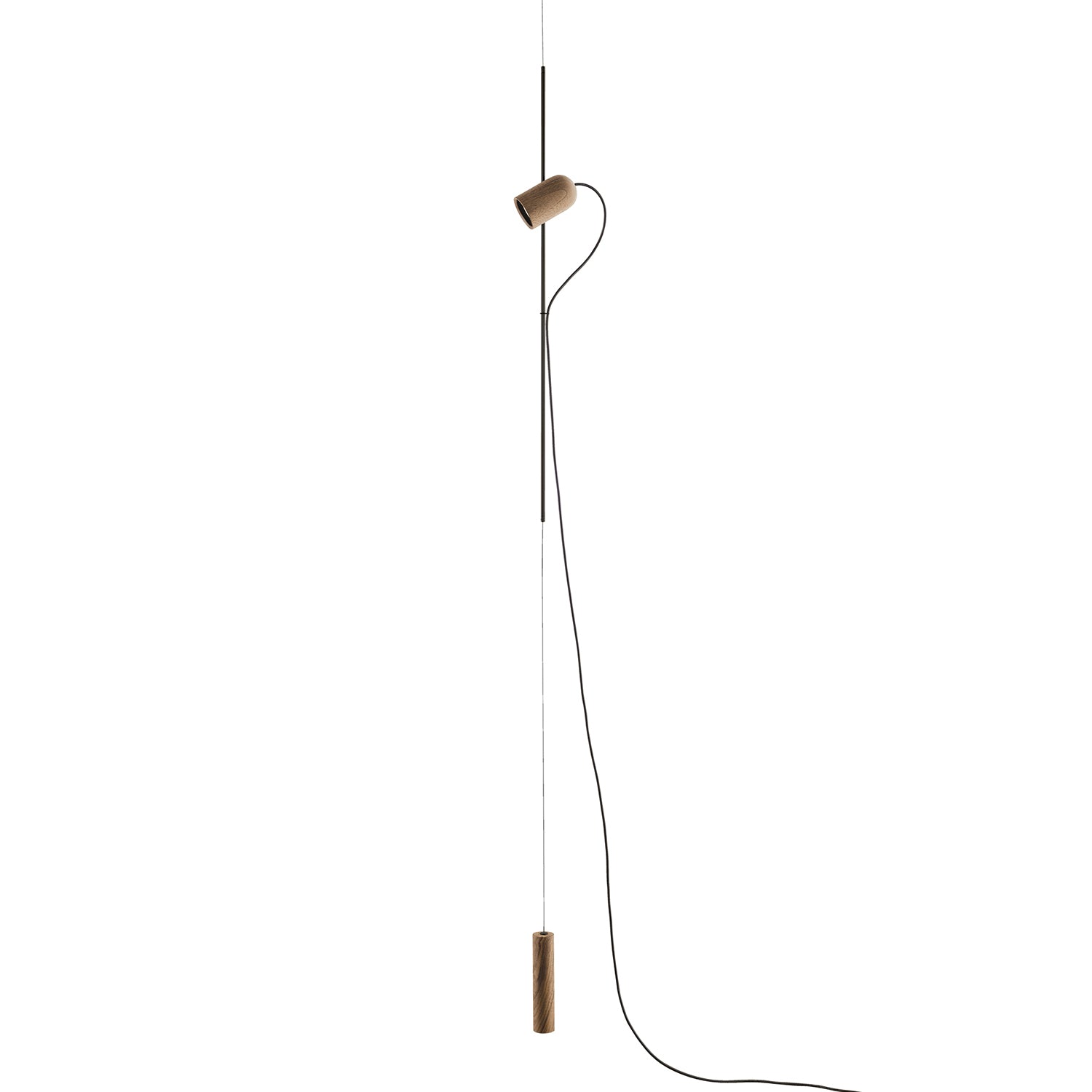 Nomon Onfa Pendant Lamp in walnut & graphite