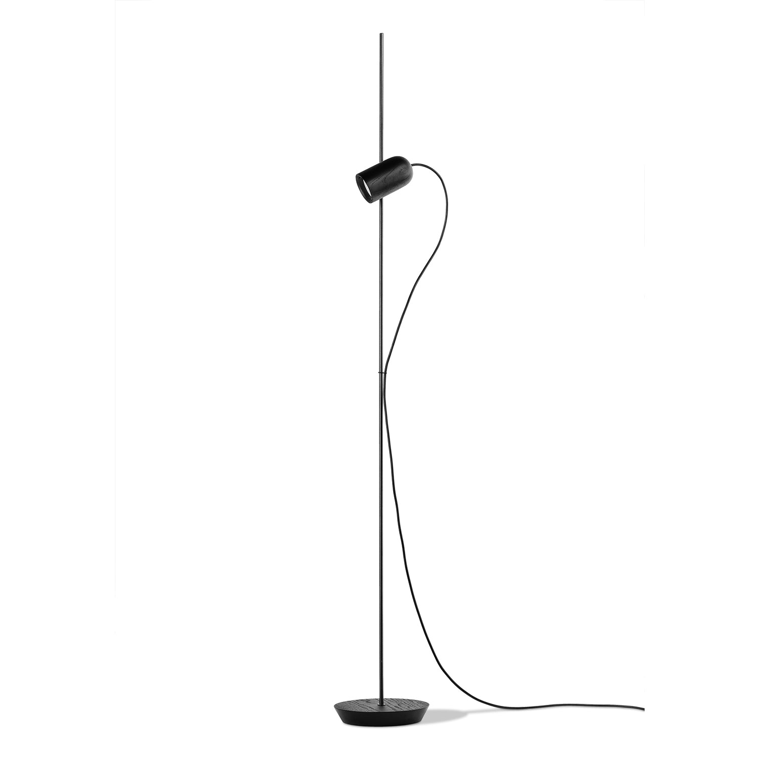 Nomon Onfa Suelo Floor Lamp in black ash and graphite