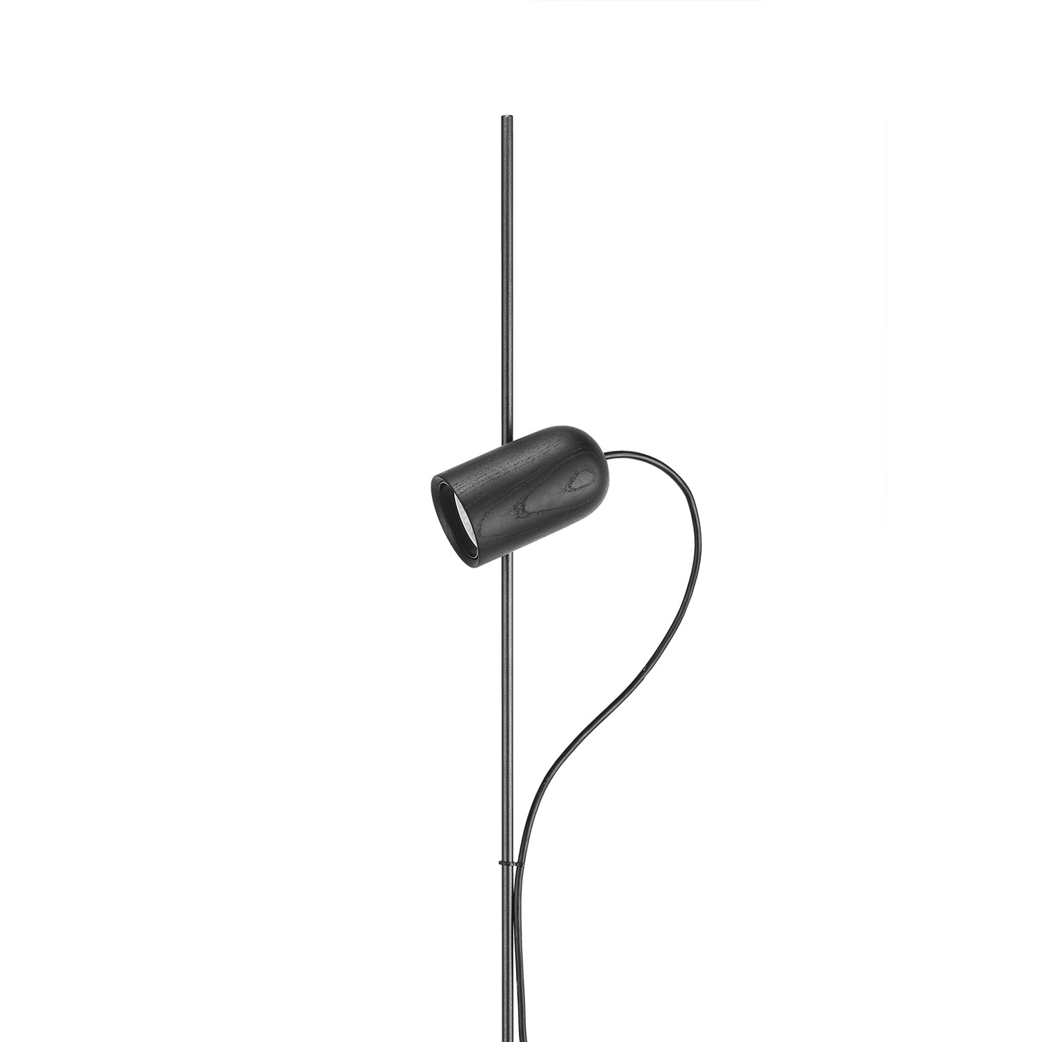 Nomon Onfa Suelo Floor Lamp in black ash and graphite