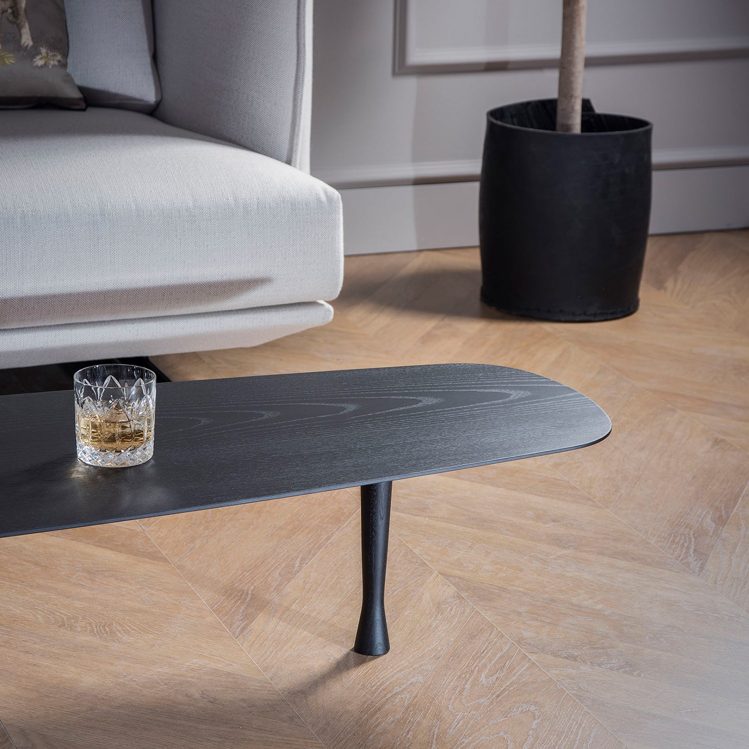 Nomon Unica Coffee Table in Black Ash