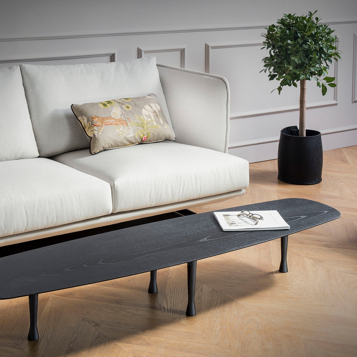 Nomon Unica Coffee Table in Black Ash